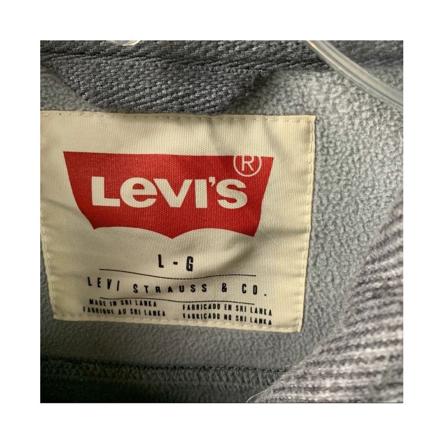 Levi's Levi's French Terry Soft Shell Knit Trucker Jacket Size L Size US L / EU 52-54 / 3 - 4 Thumbnail