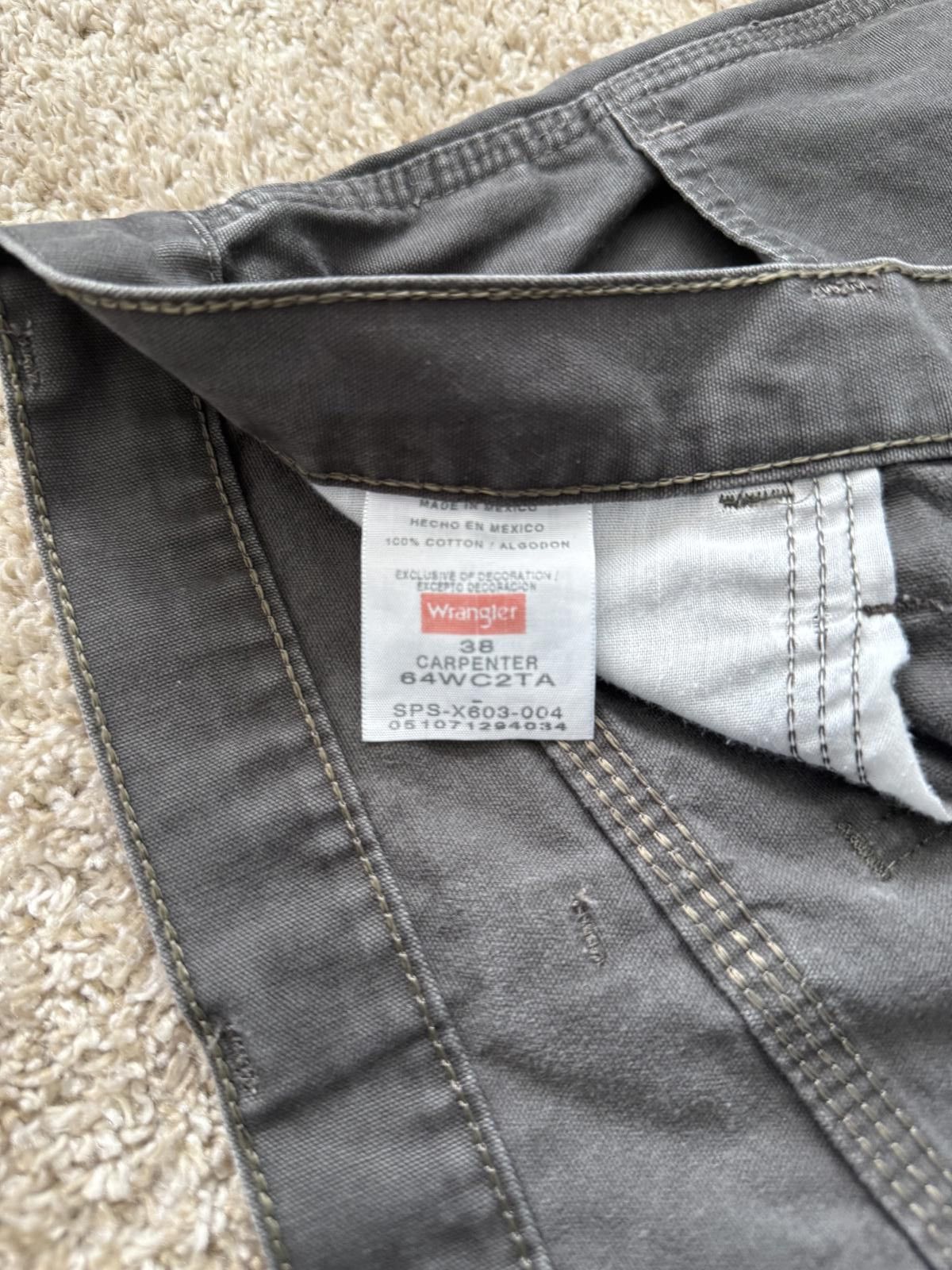 Wrangler Dark Gray Faded Wrangler Carpenter Shorts Men Size US 38 / EU 54 - 5 Thumbnail