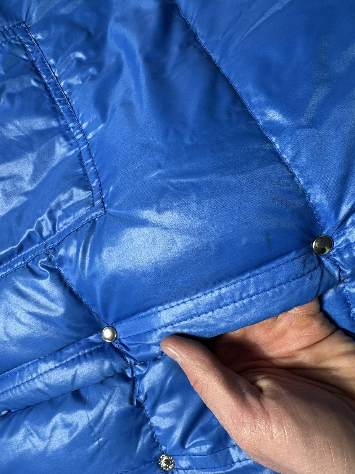 Moncler Moncler Vintage 90’s Down Puffer Jacket Blue Size US L / EU 52-54 / 3 - 9 Thumbnail