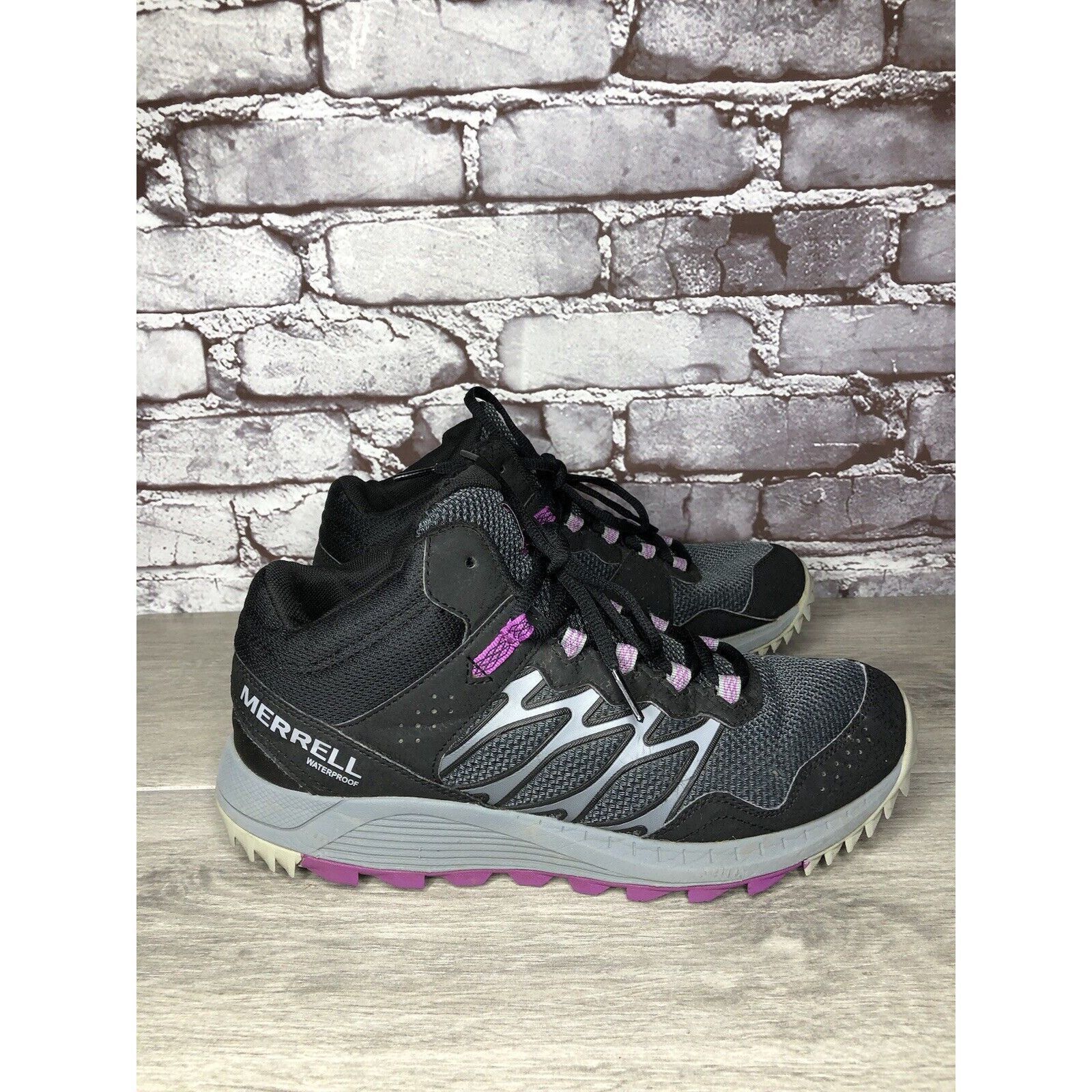 Merrell Merrell Wildwood Mid Waterproof Trail Running Hiking Shoes W Size US 9.5 / IT 39.5 - 1 Thumbnail
