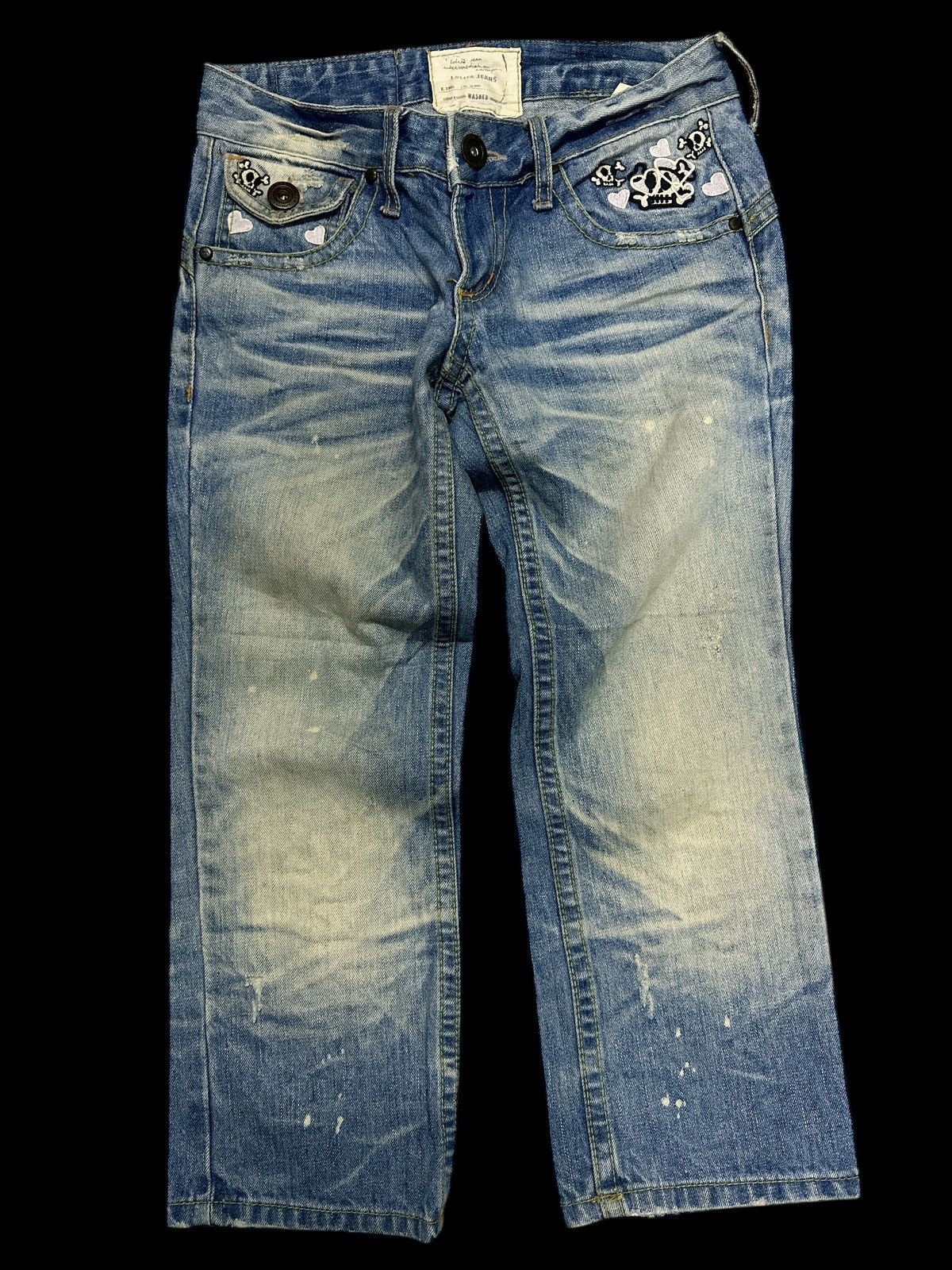 Japanese Brand Lolita Three Quarter Short Denim 💥 Size US 30 / EU 46 - 1 Thumbnail