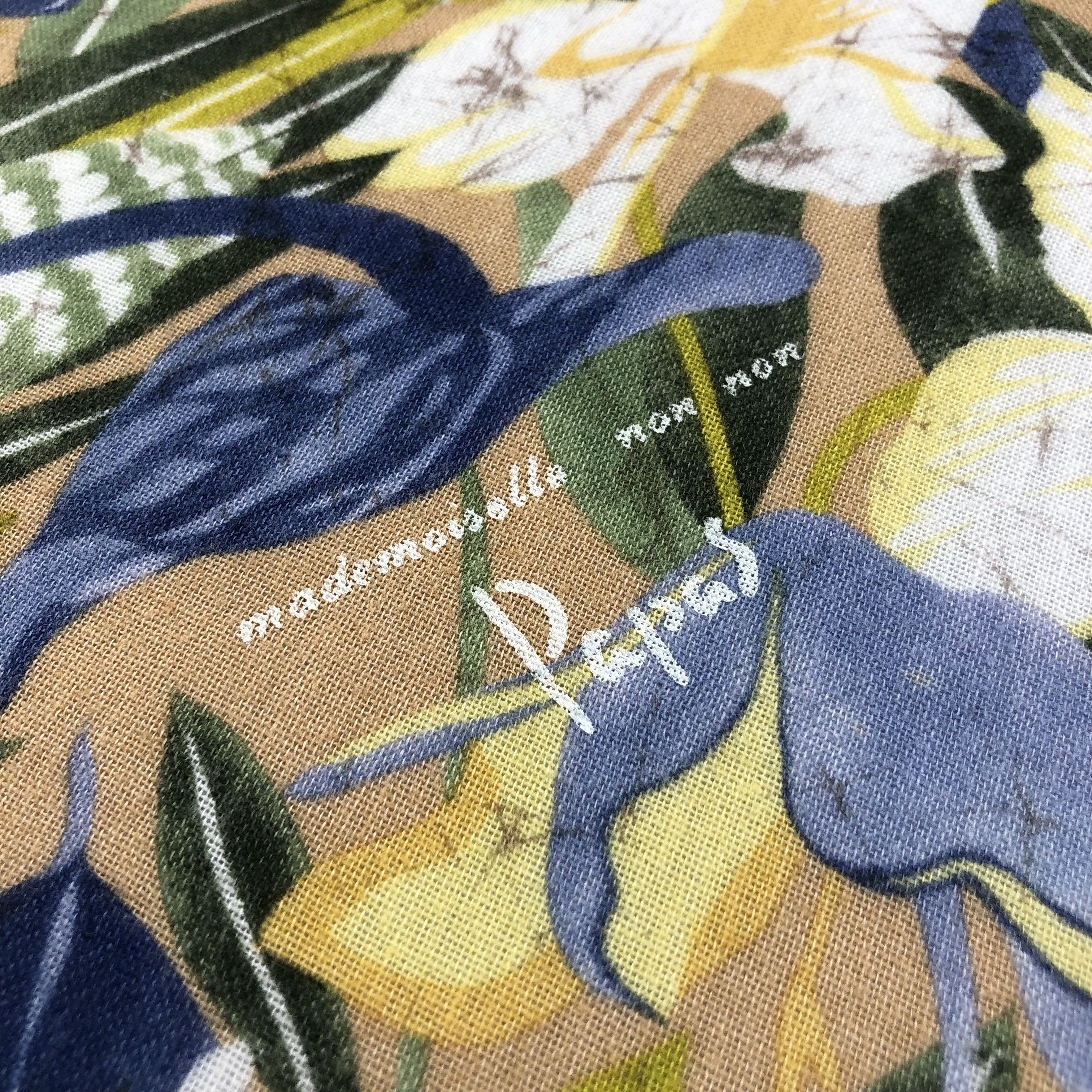 Vintage Papas Floral Handkerchief Neckerchief Bandana H1502 Size ONE SIZE - 5 Thumbnail