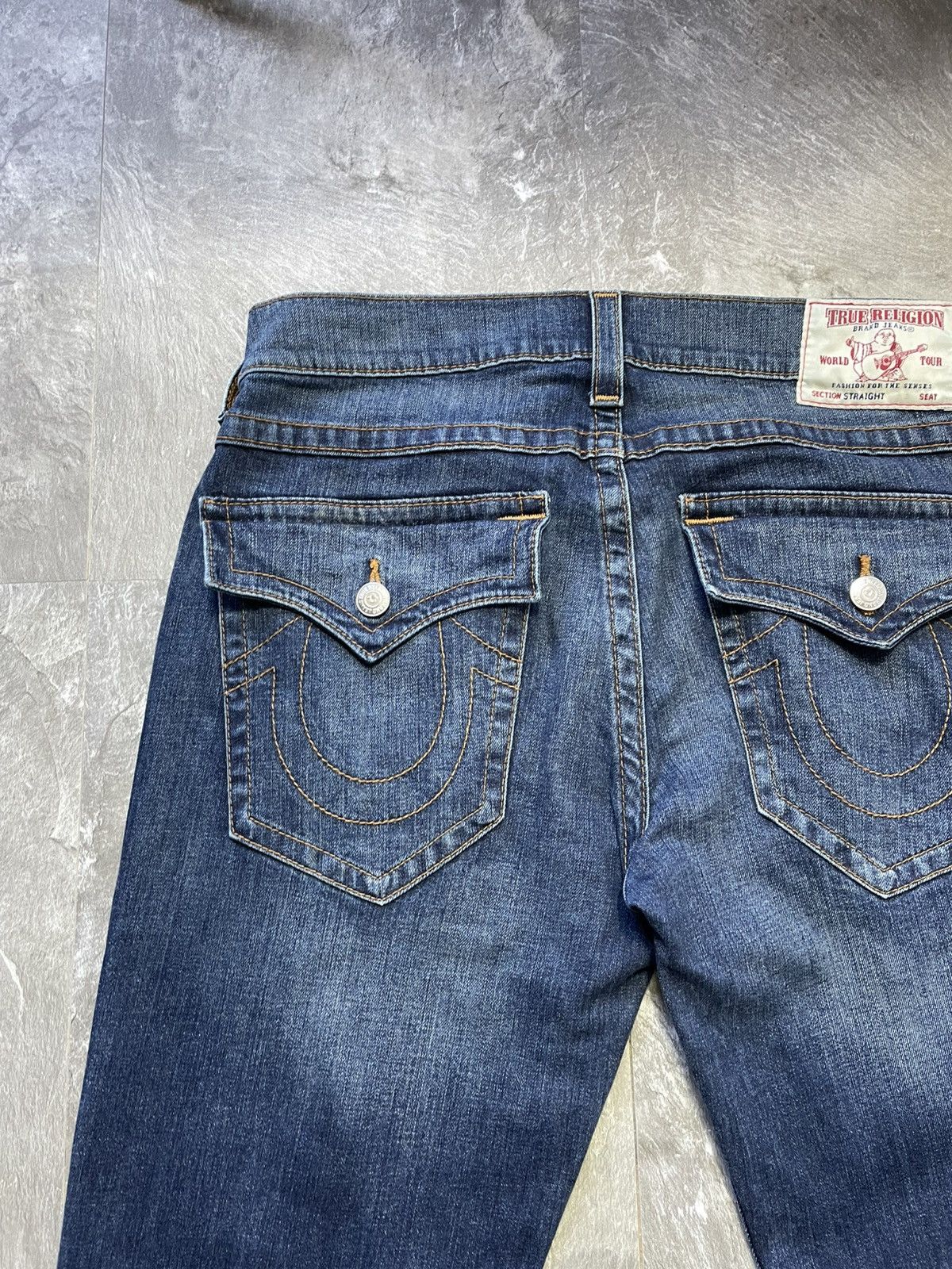 True Religion Vintage True Religion Baggy Straight Denim Jeans Japan Y2k Size US 34 / EU 50 - 3 Thumbnail