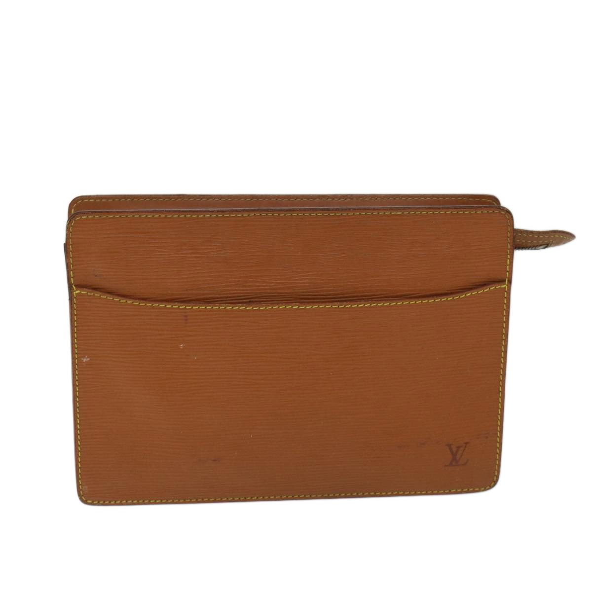 Louis Vuitton Pochette Homme Brown Leather Clutch Bag (Pre-Owned) Size ONE SIZE - 1 Thumbnail