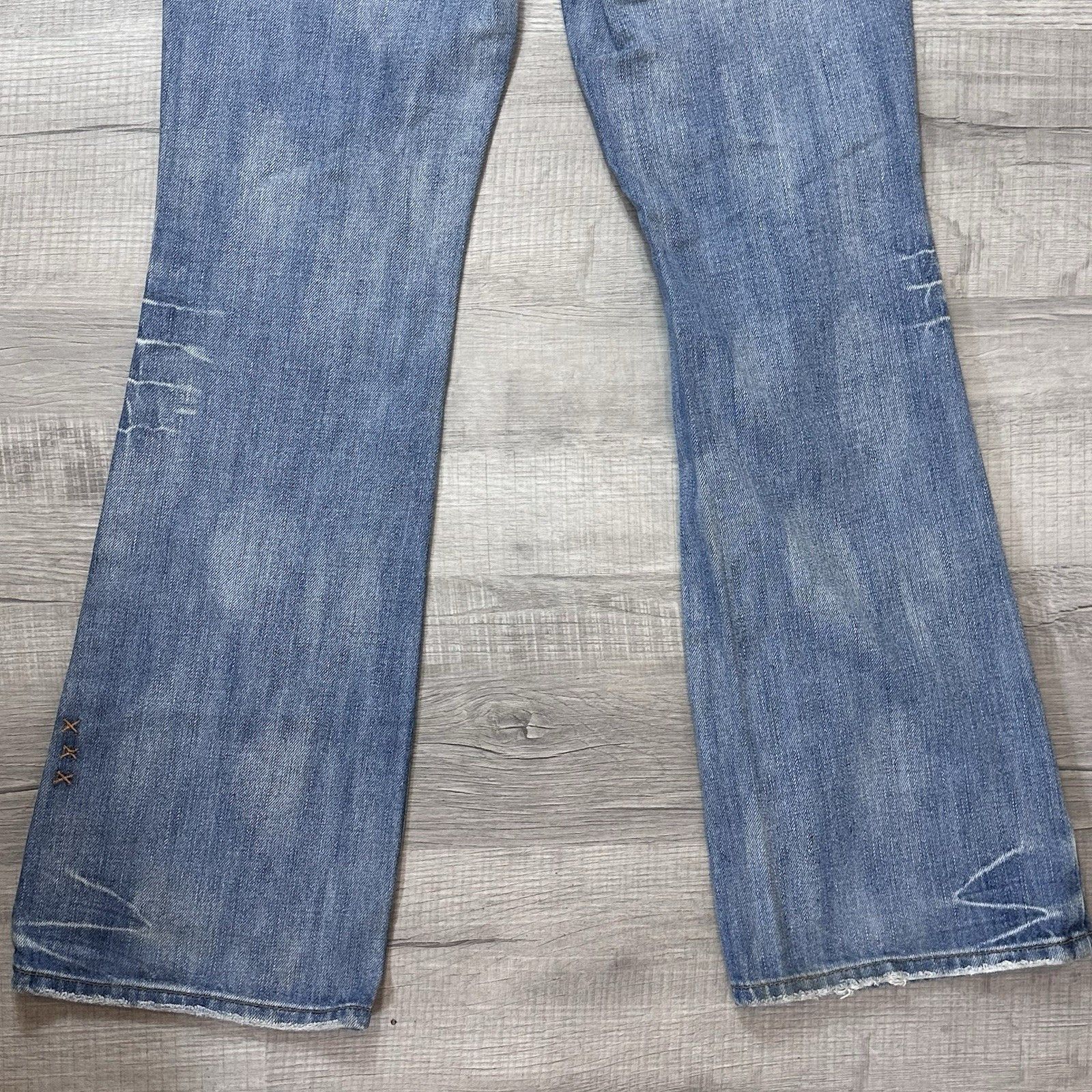 Billabong Y2K Boho Billabong Low Jeans Vintage 90's Flared Sz 7 30x32 Size 30" / US 8 / IT 44 - 9 Thumbnail