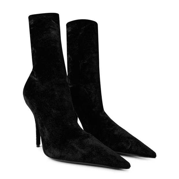 Balenciaga o1g2r1mq0924 Ankle Boots in Black Size US 10 / IT 40 - 3 Thumbnail