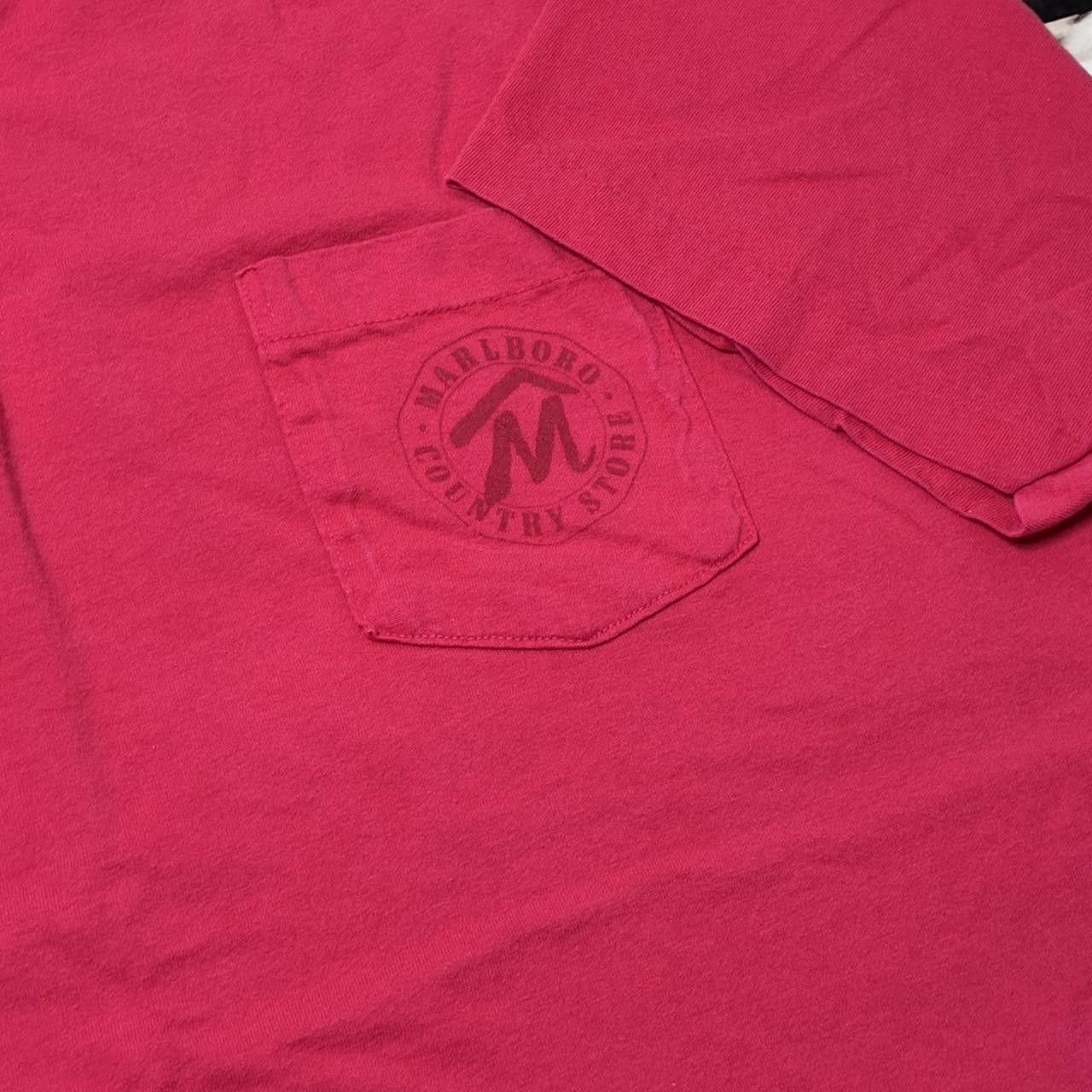 Marlboro Marlboro Country Store Red Cigarette Pocket Tee Size XL Size US XL / EU 56 / 4 - 3 Thumbnail