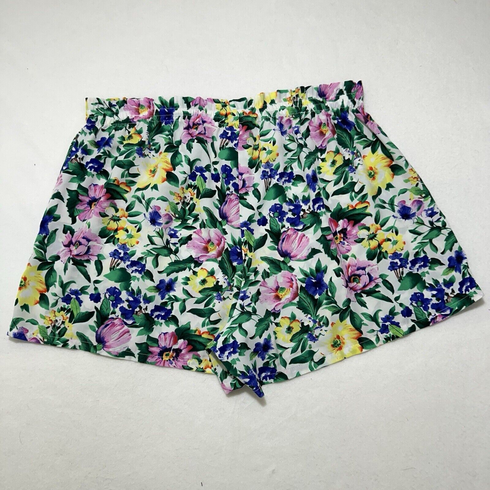 Victoria's Secret Vintage Victoria's Secret Small Sleep Pajama Shorts Floral Size 28" / US 6 / IT 42 - 8 Thumbnail