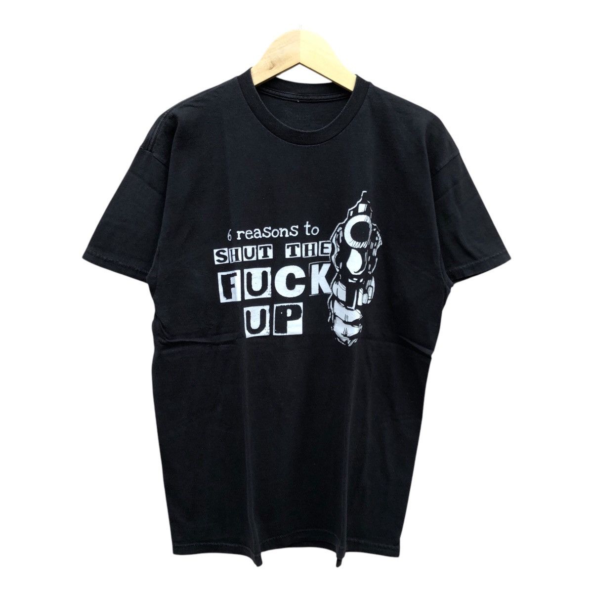 Vintage Vintage 6 reasons to STFU Humor Tee Size US L / EU 52-54 / 3 - 1 Thumbnail