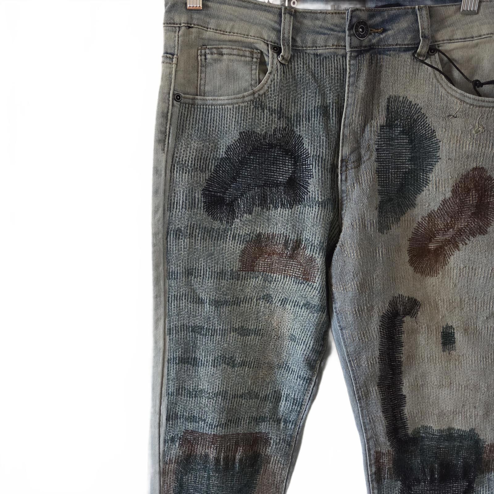 Waimea Artisan Distressed Denim Jeans - Size 18 Size US 30 / EU 46 - 3 Thumbnail