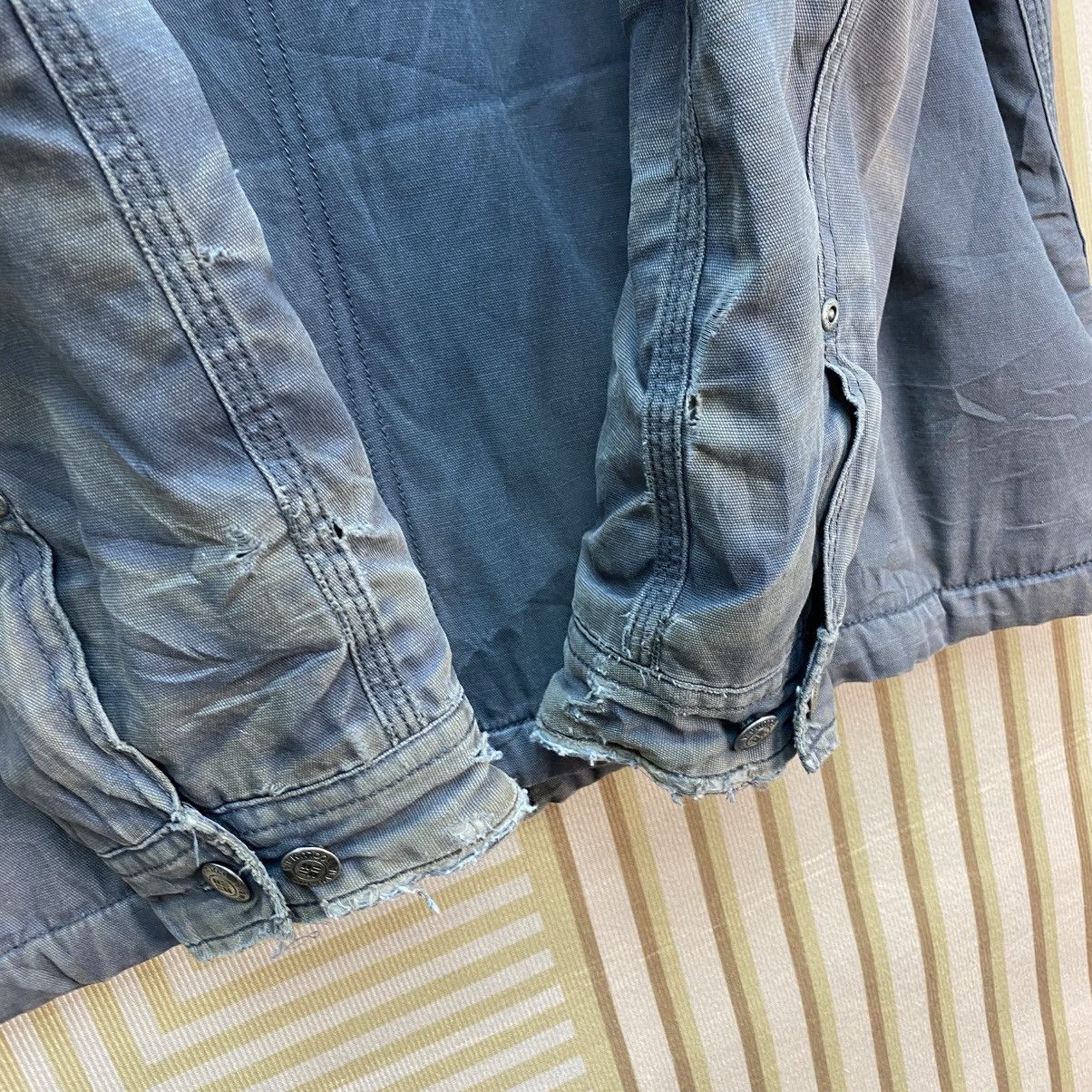 Japanese Brand 🫶Vintage Distressed Columbia Shearling Blanket Jacket Size US M / EU 48-50 / 2 - 12 Thumbnail