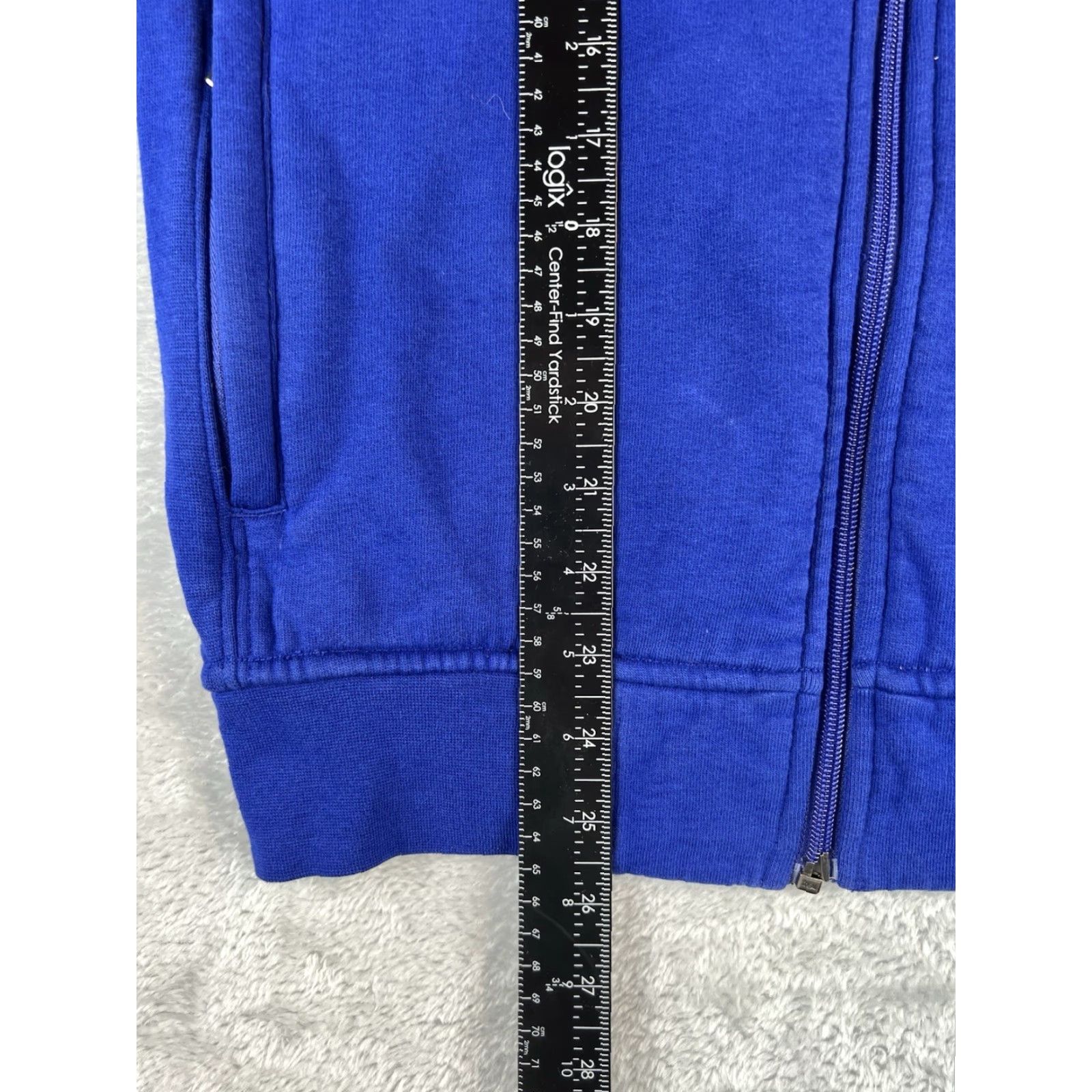 Ralph Lauren VTG Polo Ralph Lauren Track Jacket Mens M Blue Black Trim Full Zip Bomber Jacket Striped Logo Full Zip Ralph Lauren Polo Track Warm-Up Vintage 90s? Size US M / EU 48-50 / 2 - 4 Thumbnail