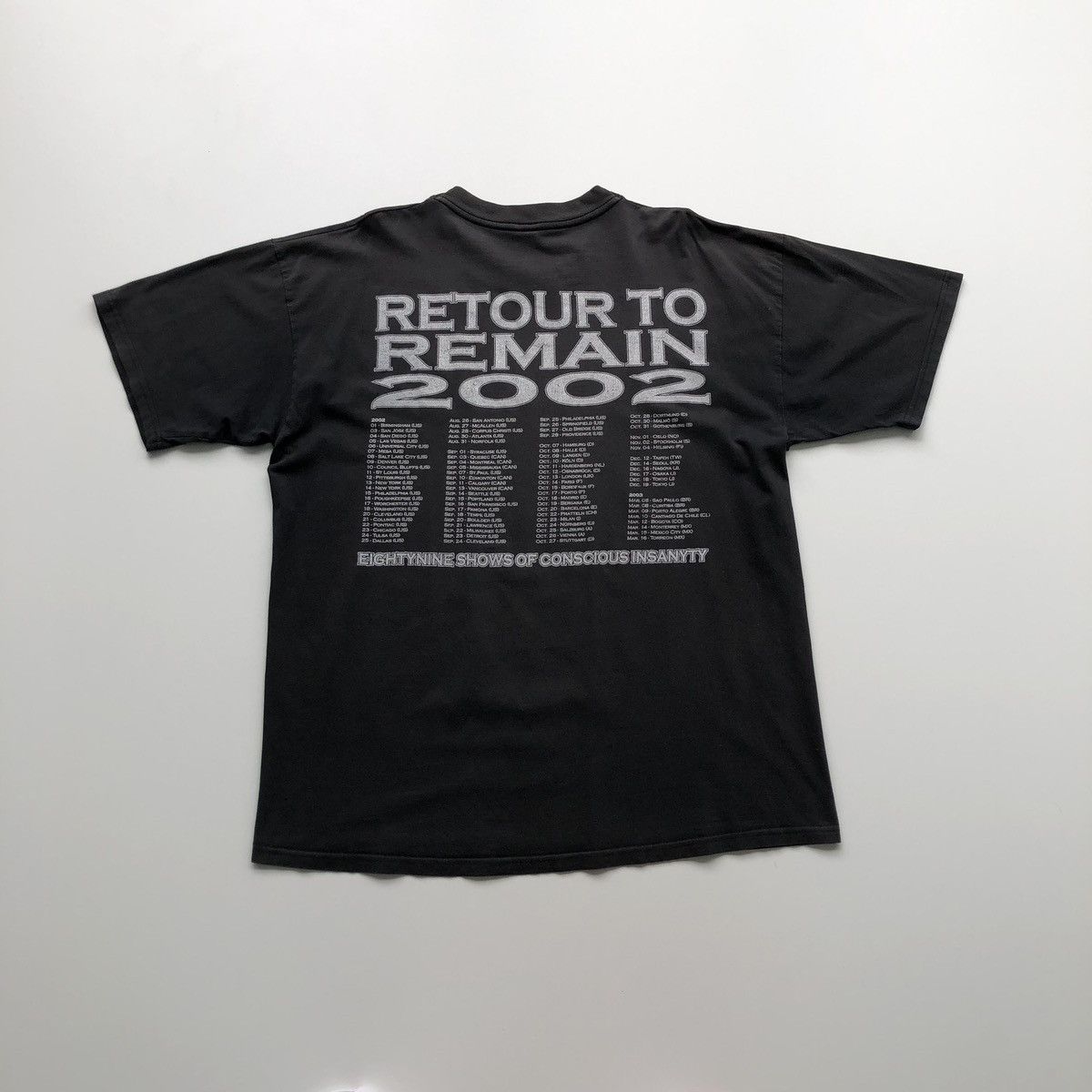 Band Tees In Flames Reroute Remain 2002 European Tour Vintage T-Shirt Size US XL / EU 56 / 4 - 2 Thumbnail