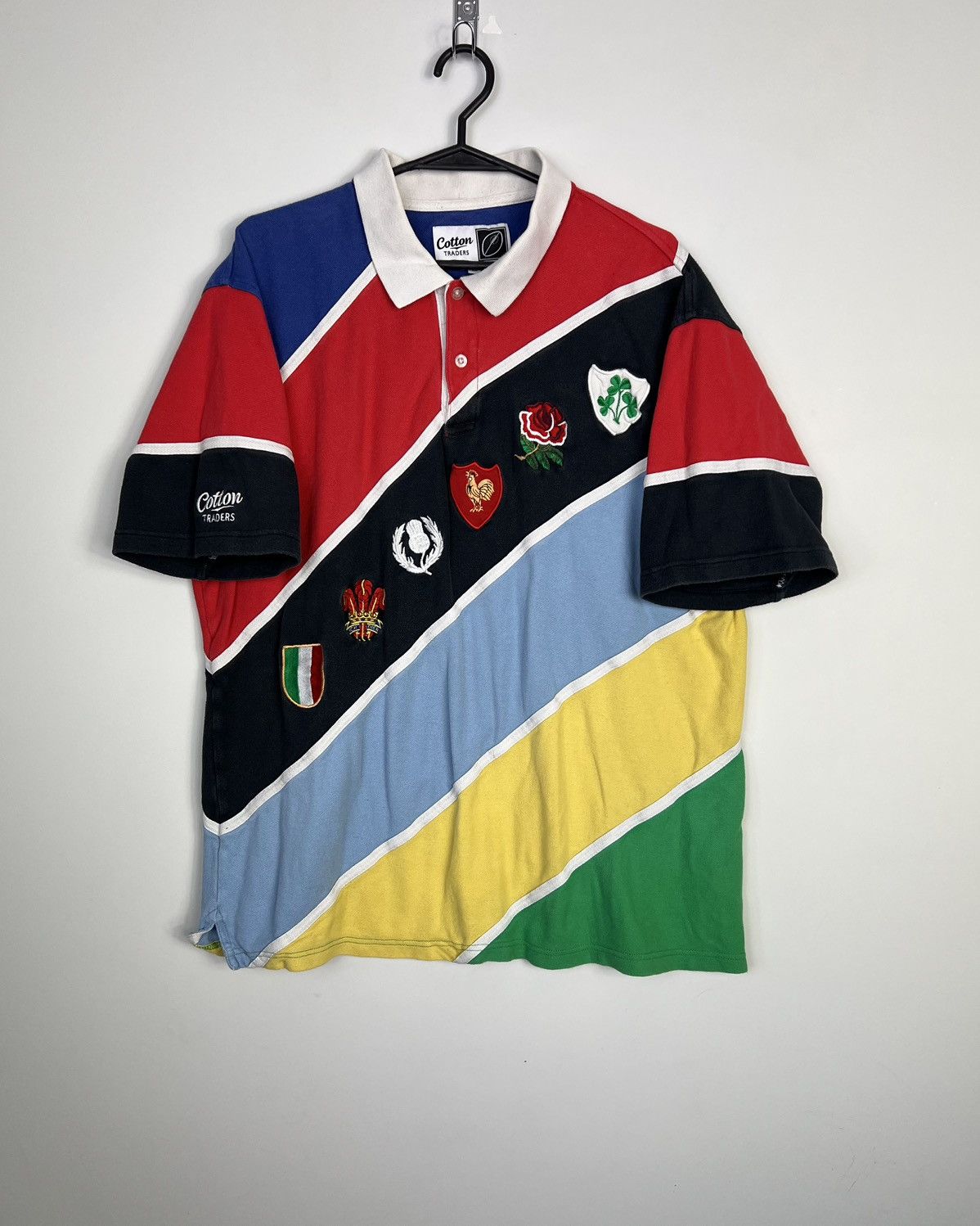 Cotton Traders Vintage Cotton Traders 6 Nations Rugby Shirt Jersey Size US XL / EU 56 / 4 - 1 Thumbnail