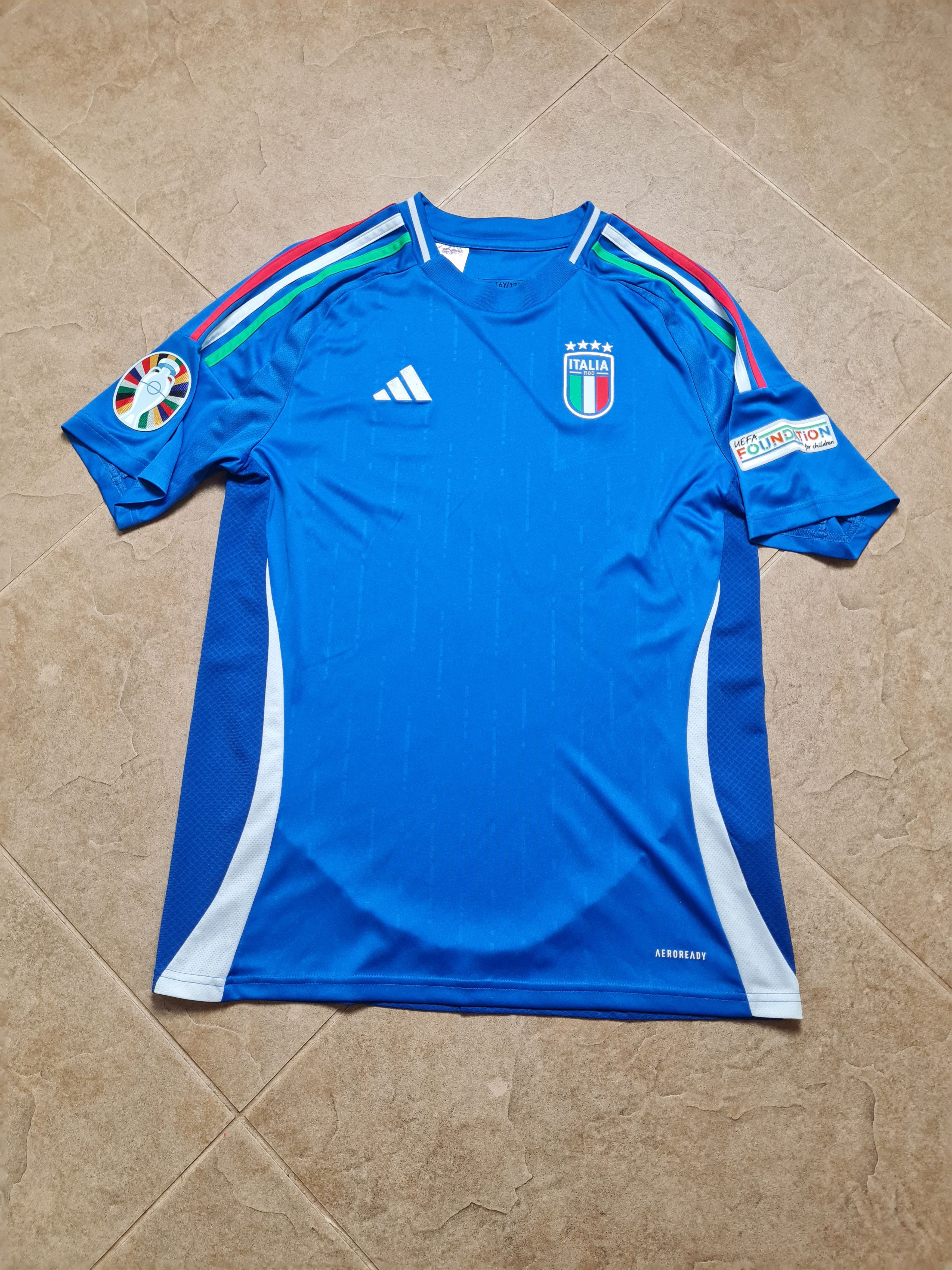 Adidas Italy Jersey Home Football Soccer Shirt 2024 Adidas Maglia Size US S / EU 44-46 / 1 - 3 Thumbnail