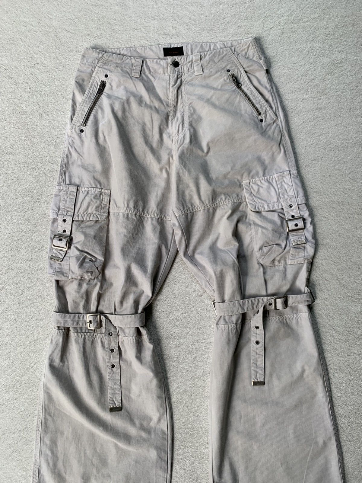 Issey Miyake 2000s Issey Miyake Tete Homme Chargo Bondage Pants Size US 33 - 2 Thumbnail