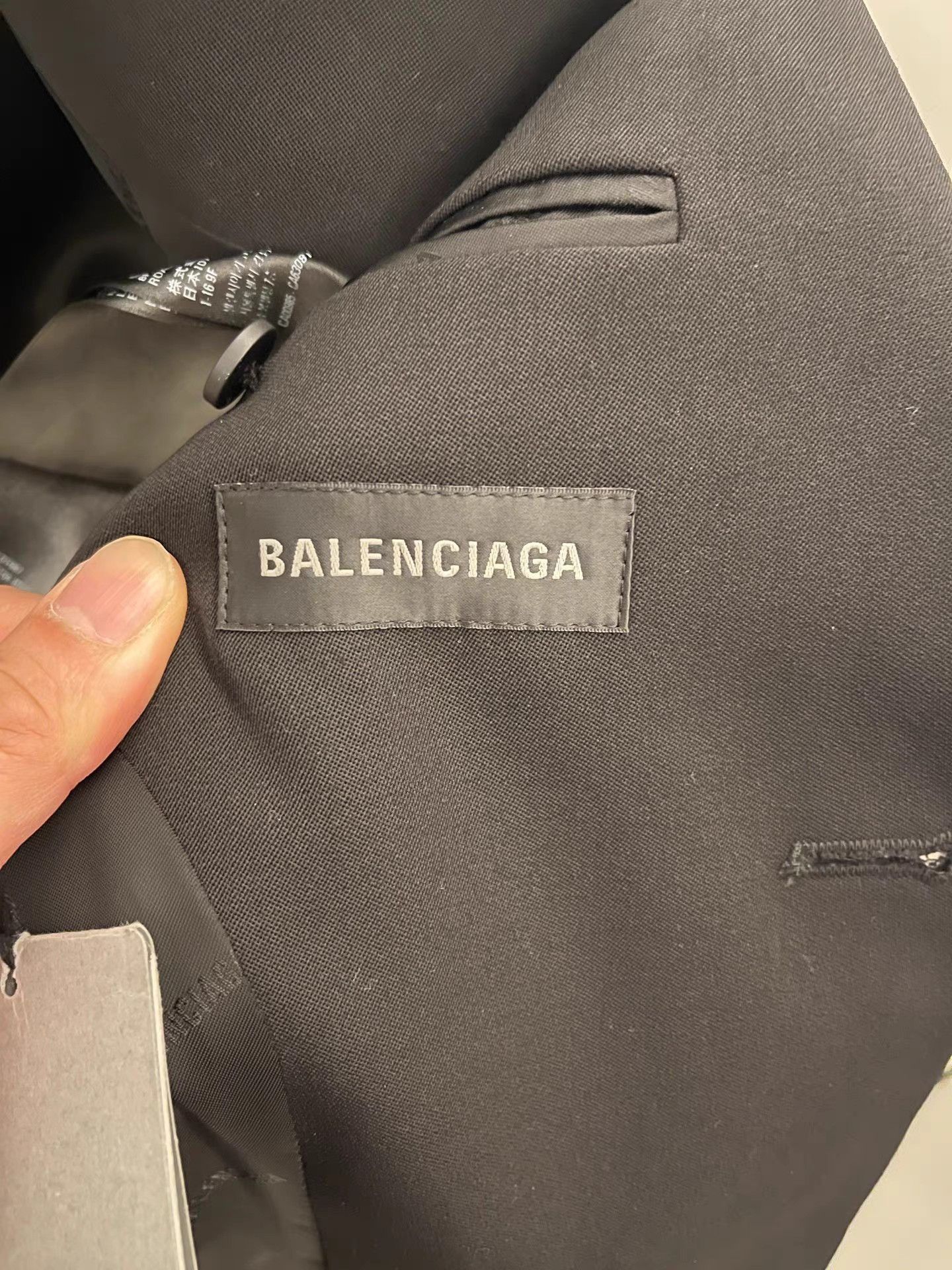 Balenciaga Black Single-Breasted Blazer Size US S / EU 44-46 / 1 - 2 Thumbnail