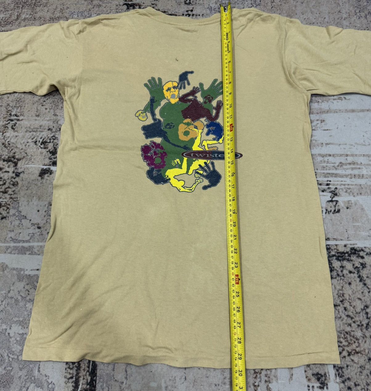 Vintage TWISTED - vintage retrowear skateboard single stitch tee Size US M / EU 48-50 / 2 - 7 Thumbnail