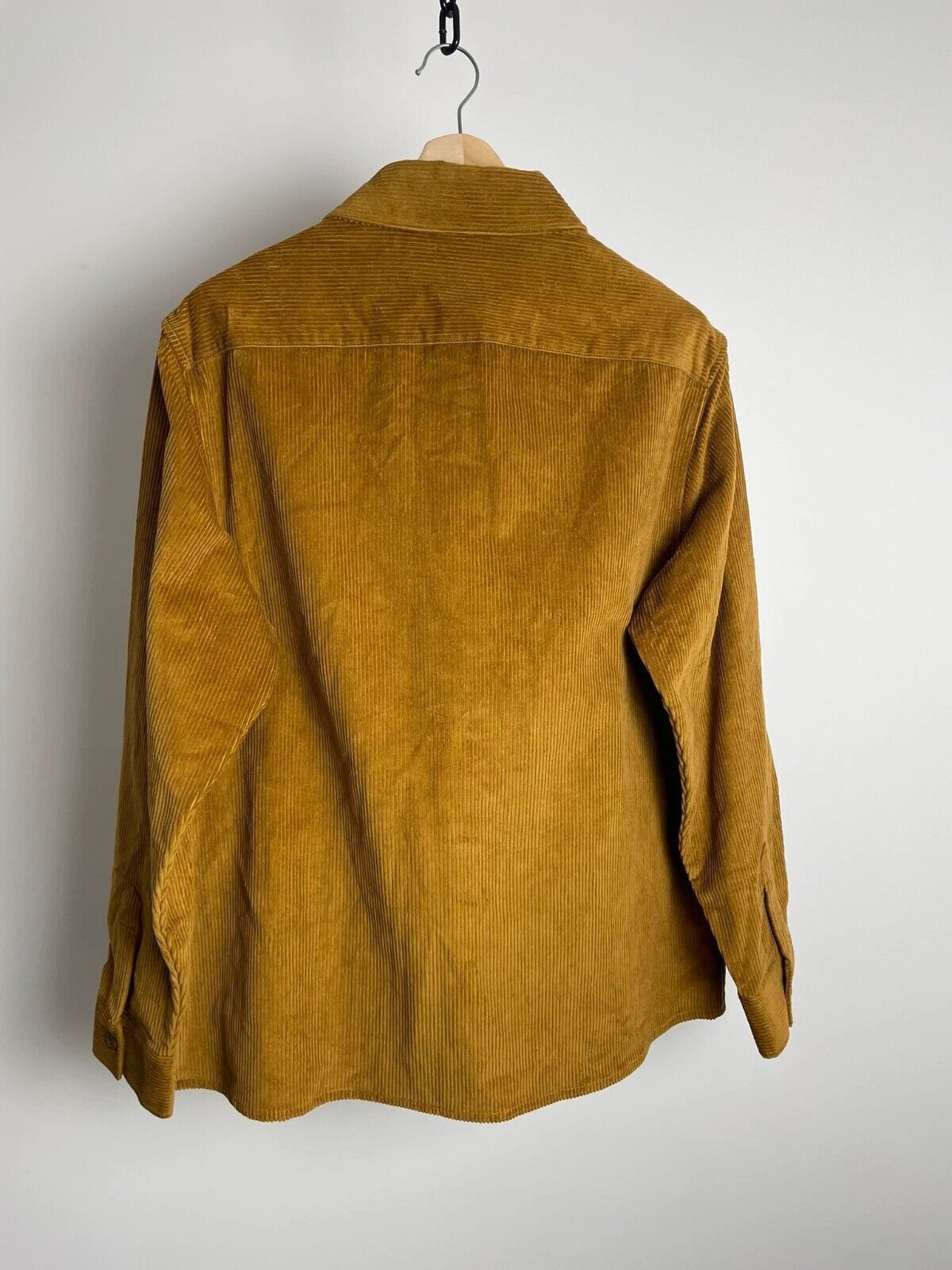 Fred Perry Fred Perry Corduroy Overshirt - Dark Caramel in size L Size US L / EU 52-54 / 3 - 3 Thumbnail
