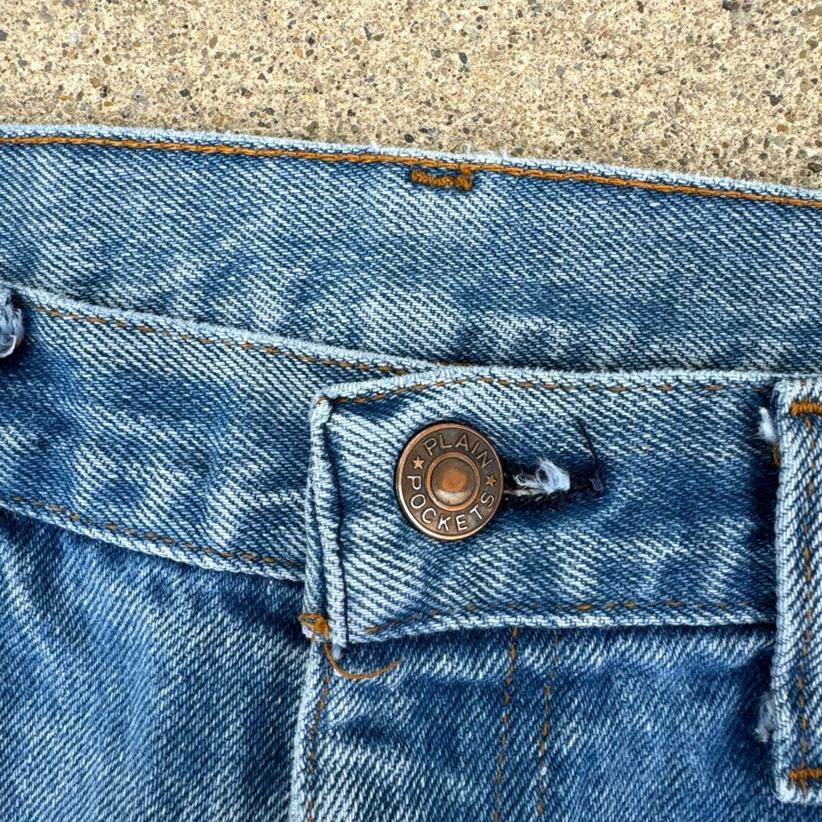 Vintage Vintage JCPenney Plain Pockets Distressed Jeans Size US 32 / EU 48 - 5 Thumbnail