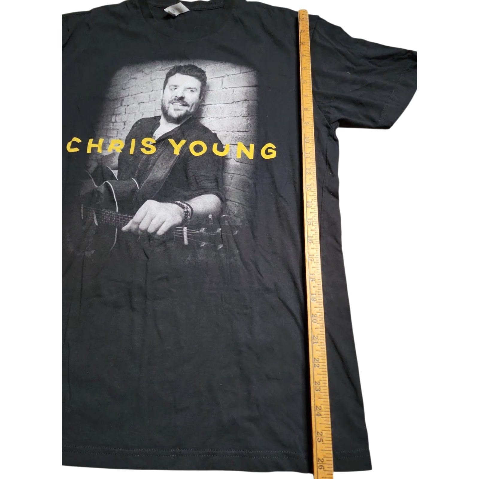 Next Level Chris Young Raised on Country World Tour 2019 Double-Sided T Shirt Mens M Black Next Level Tee Size US M / EU 48-50 / 2 - 2 Thumbnail