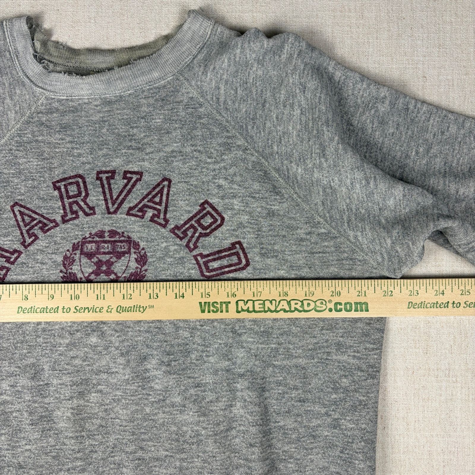Champion Vintage Champion Harvard Univ. Distressed XL 80s Sweatshirt Size US XL / EU 56 / 4 - 6 Thumbnail
