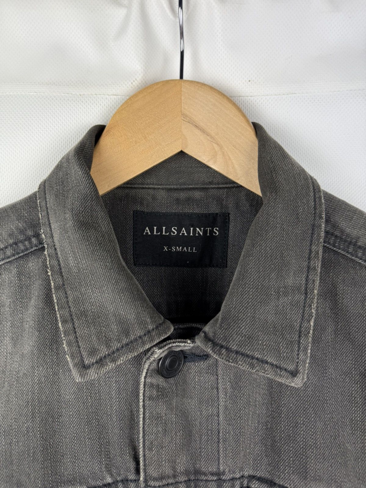 Allsaints Allsaints Eucild Men’s Denim Trucker Jacket Size Xs Size US XS / EU 42 / 0 - 10 Thumbnail