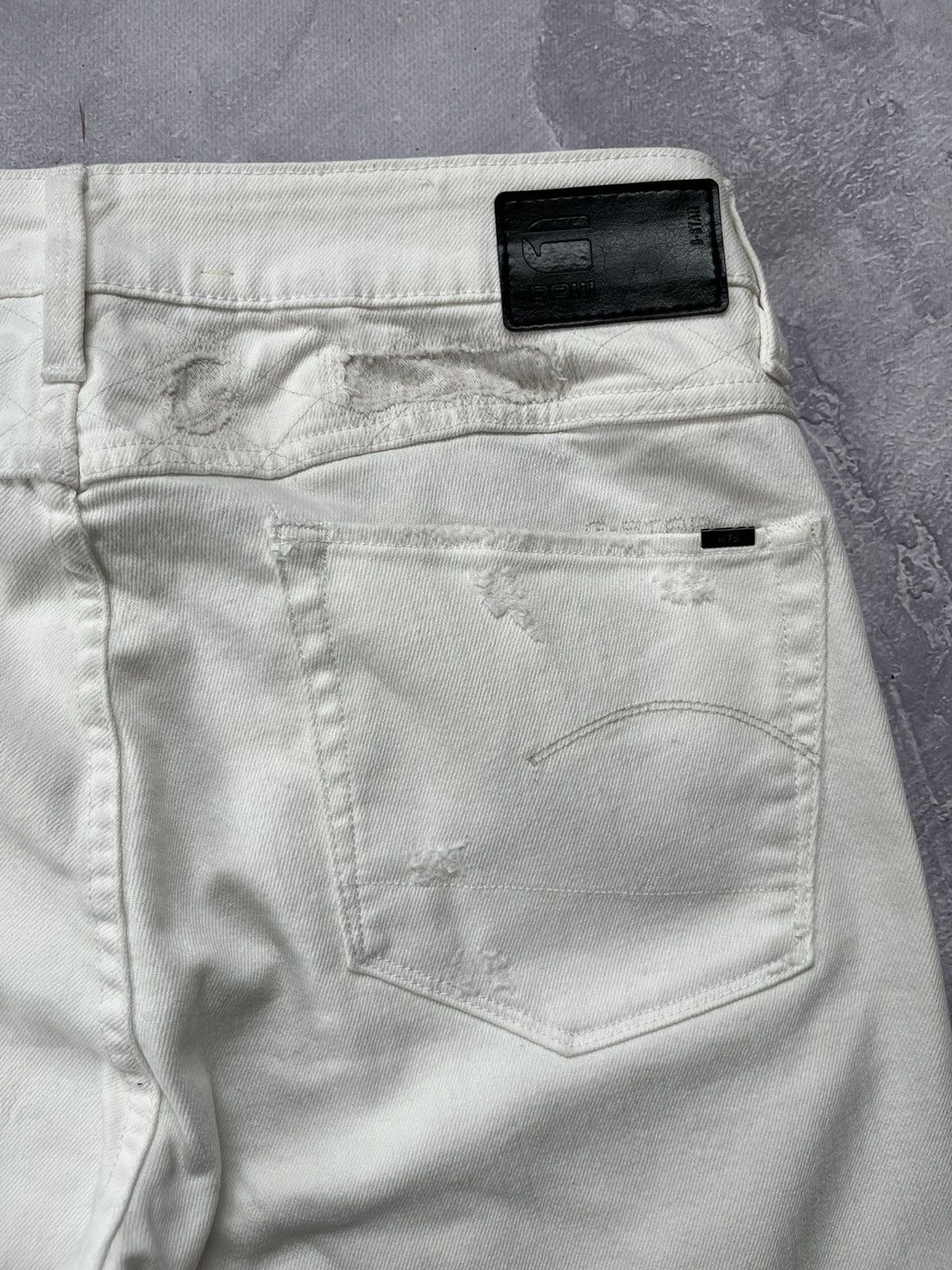 G-Star G-star Raw 3301 MR MID Skinny Wmn Distressed Denim Pants Size 31" - 14 Thumbnail