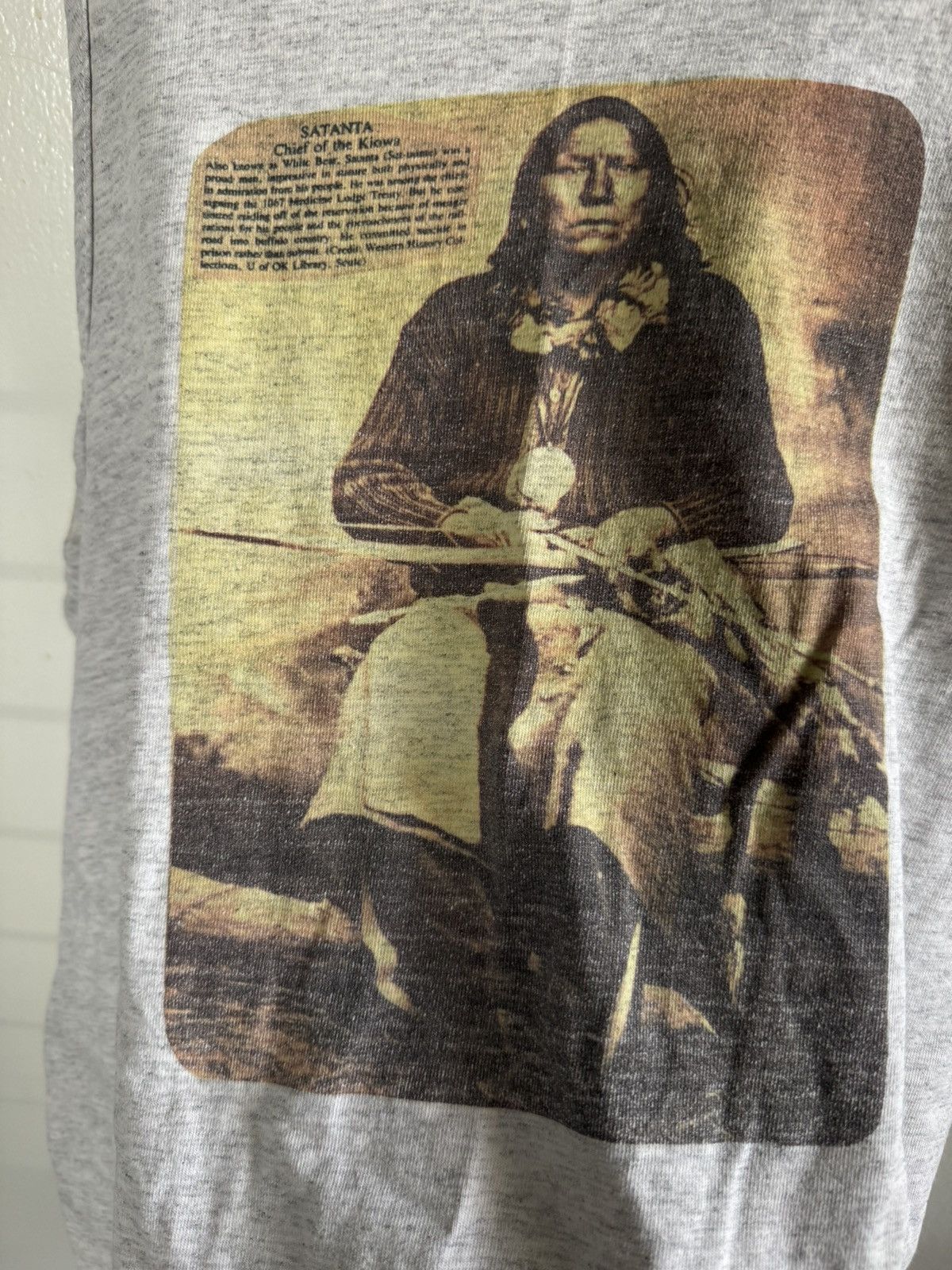Other Grey graphic tank top with Native American design Size US XL / EU 56 / 4 - 3 Thumbnail