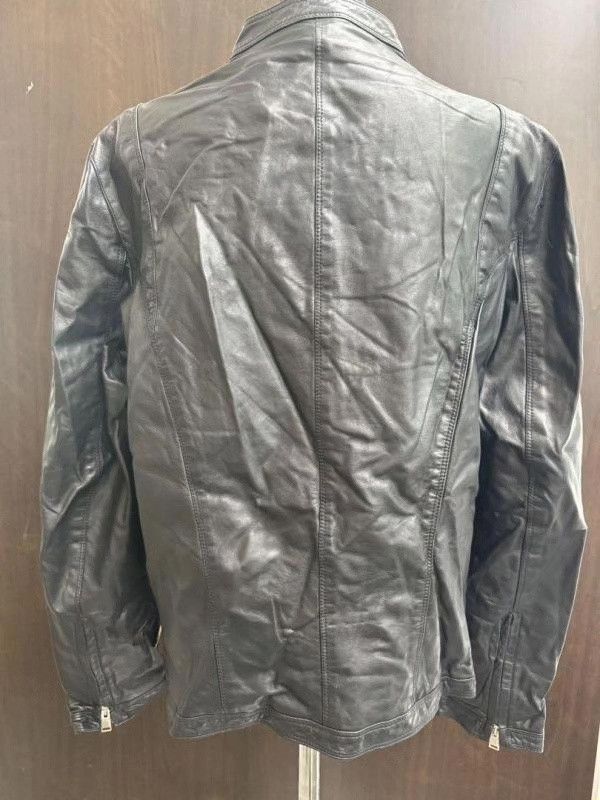 Delan Ezio Nappa Leather Jacket/ in Black, Men's (Size M) — image 2 of 6