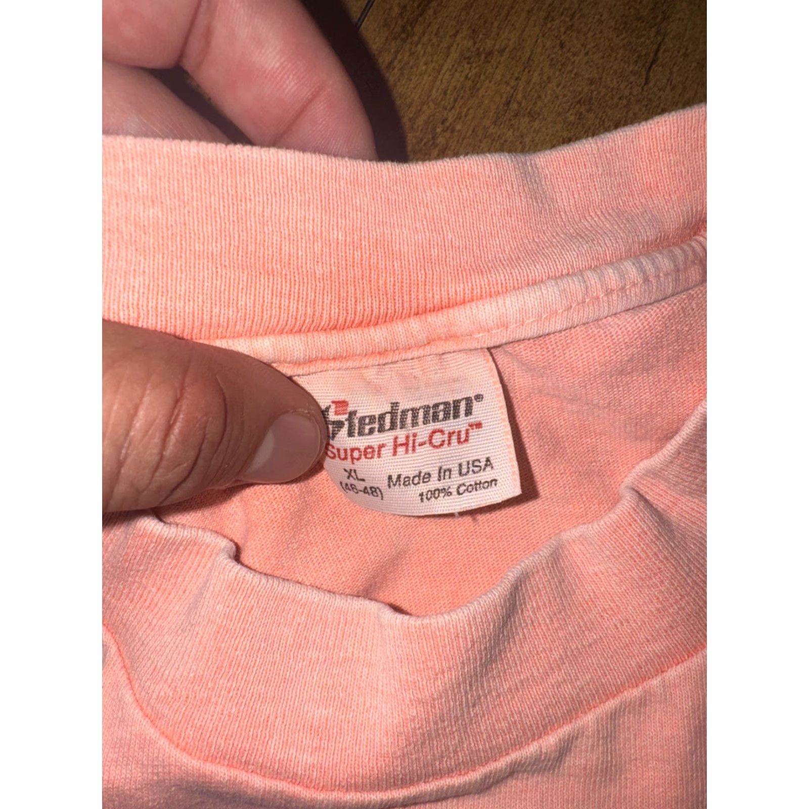 Pinko VINTAGE Rocky & Sport Surf T-Shirt Pink XL Stedman Men 90s Sports Surfing Single Stitch 22x27 Size US XL / EU 56 / 4 - 6 Thumbnail