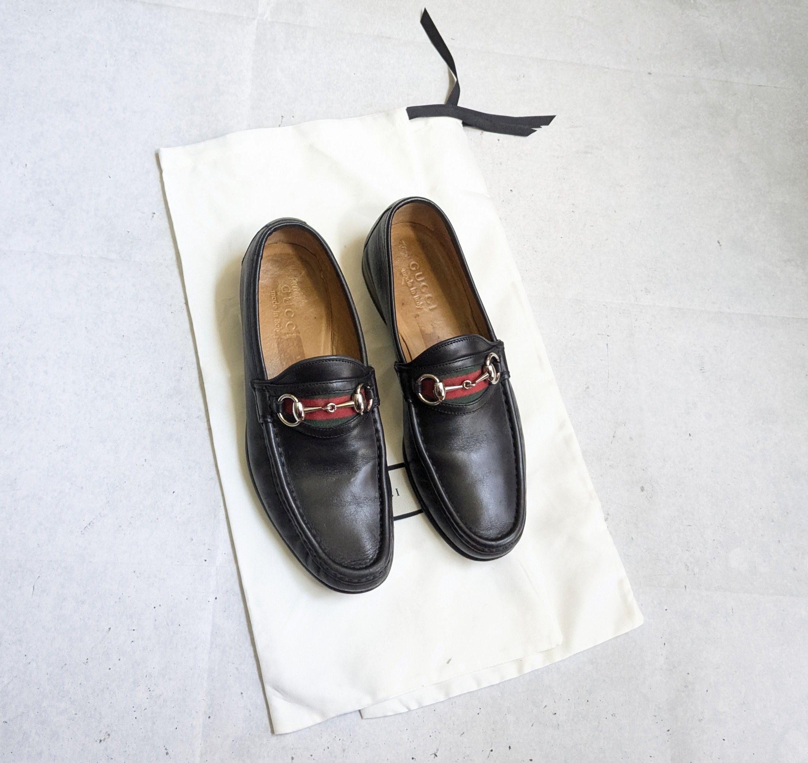Gucci Gucci Horsebit Black Leather 6.5 Snaffle Size US 6.5 / EU 39-40 - 1 Thumbnail