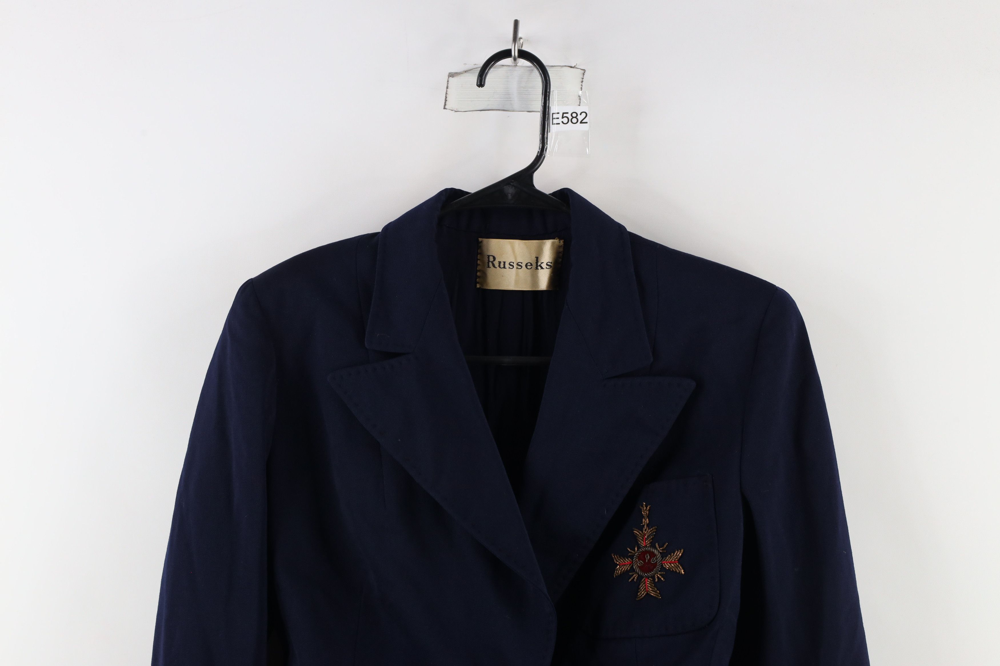 Vintage Vintage 30s 40s Military Crest Clasp Hook Blazer Jacket USA Size M / US 6-8 / IT 42-44 - 2 Thumbnail