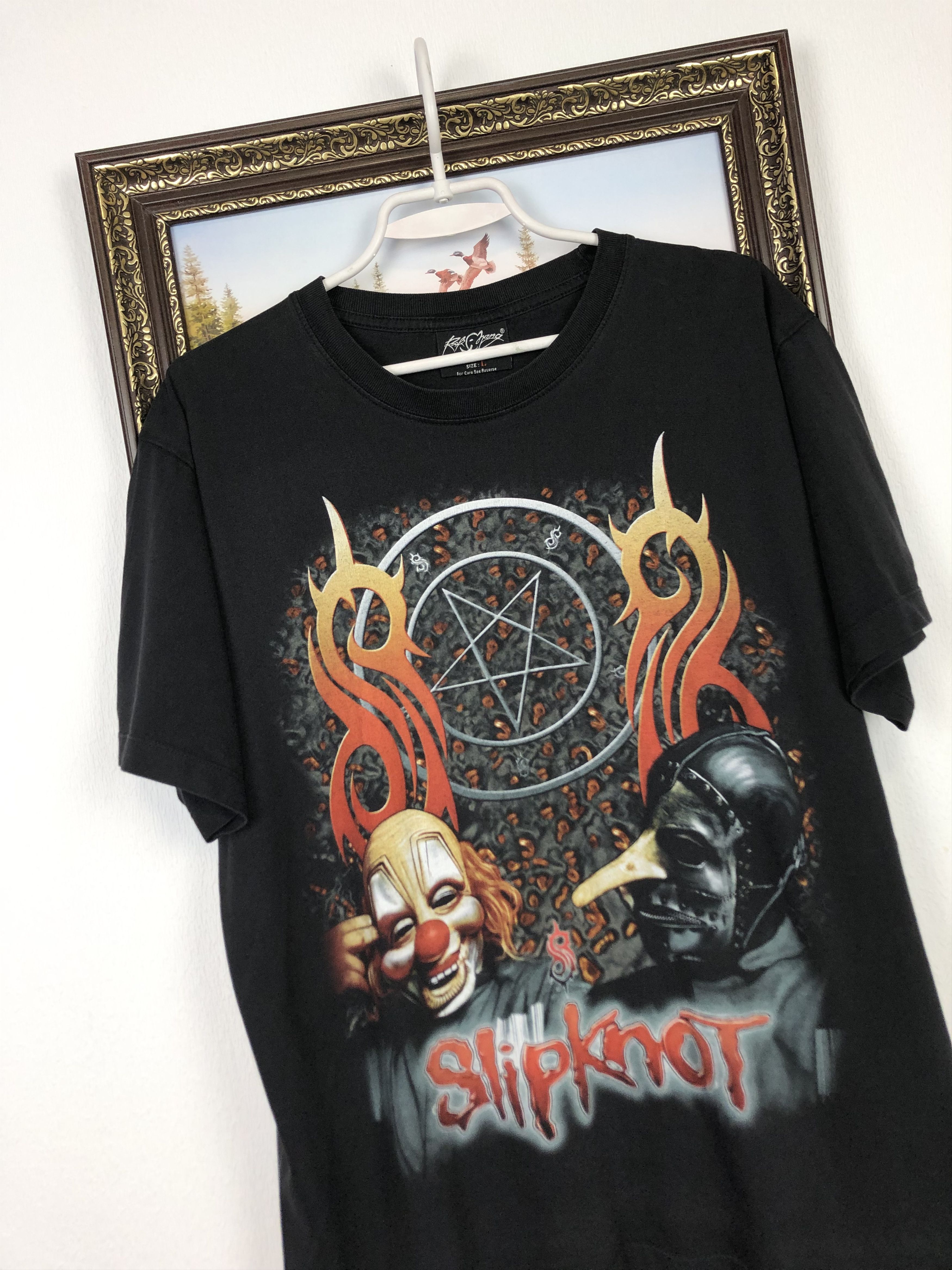Band Tees Vintage Slipknot Iowa Band Shirt Over Print Tee Mens Black Size US M / EU 48-50 / 2 - 4 Thumbnail