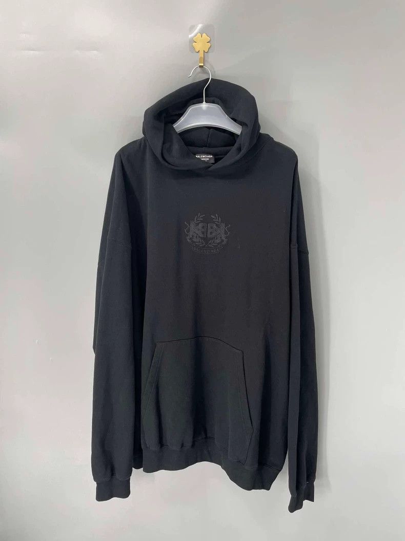 Balenciaga Balenciaga Double B Wheatear Hooded Sweater Size US XS / EU 42 / 0 - 2 Thumbnail