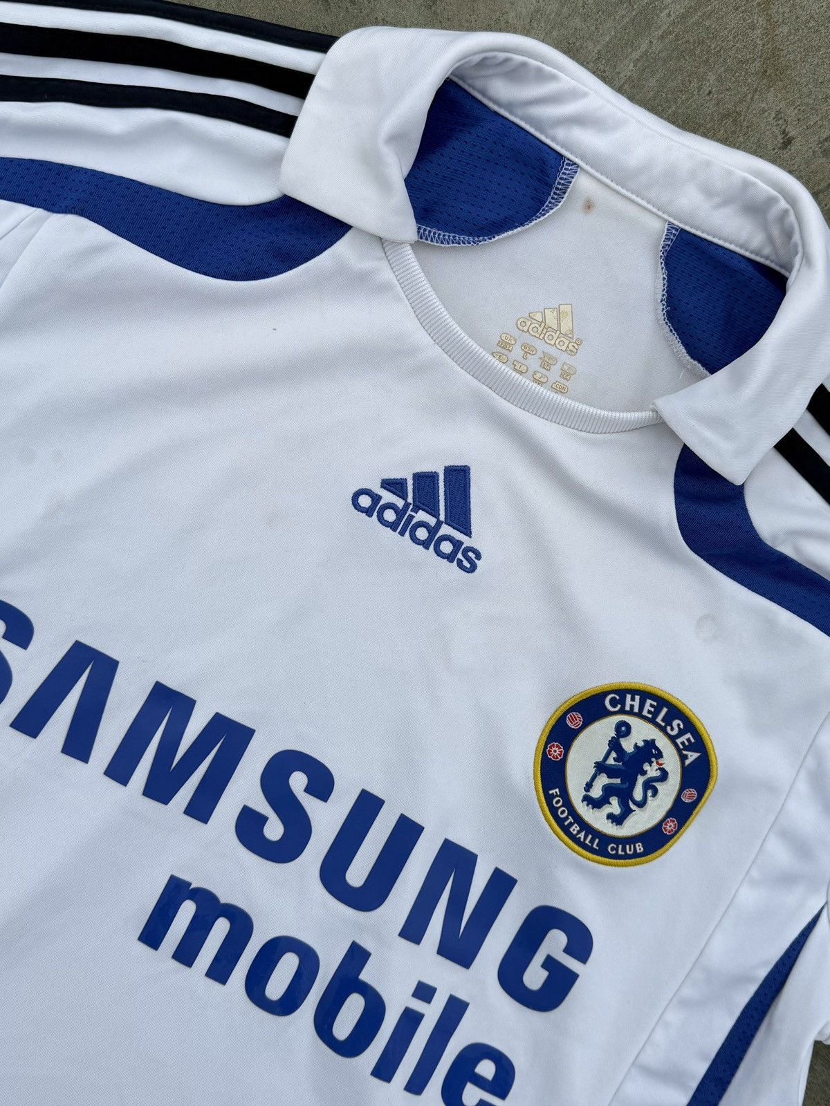 Adidas Chelsea 2007 Third Soccer Jersey Football Y2k Blokecore Size US S / EU 44-46 / 1 - 4 Thumbnail