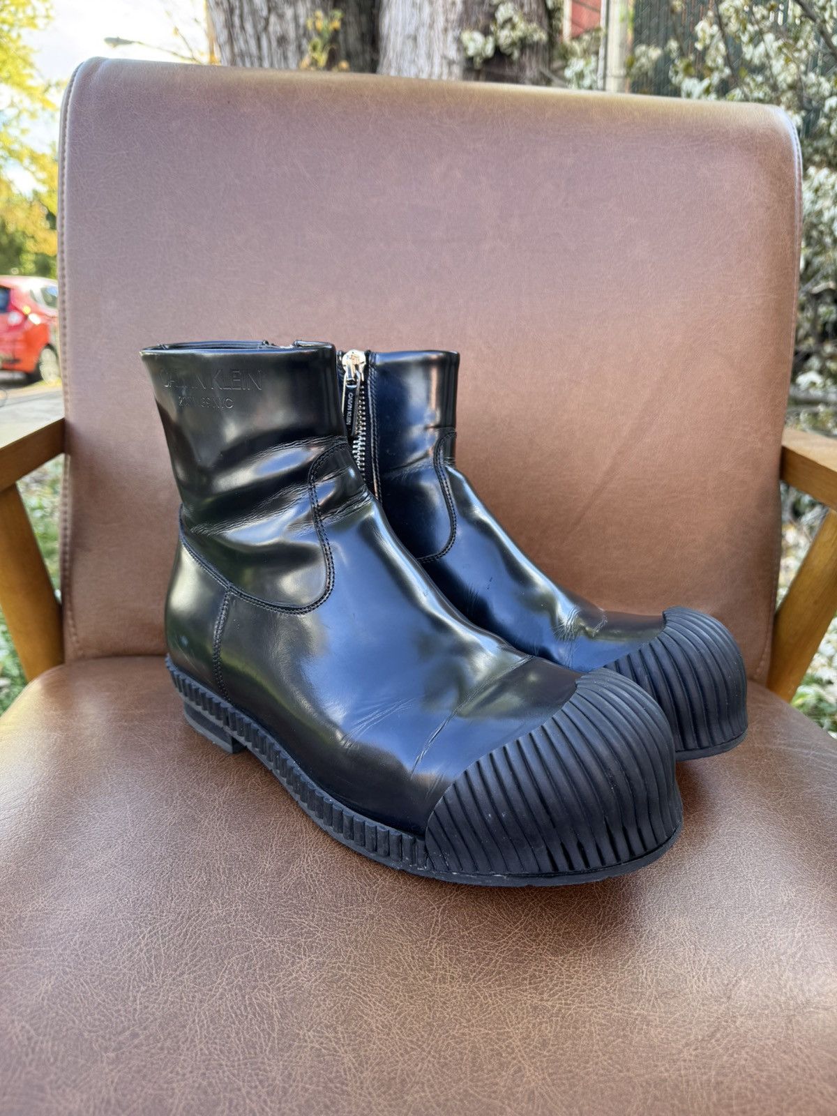 Calvin Klein 205W39NYC Calvin Klein 205W39NYC AW18 Spazzolalto Fireman Boots Size US 6.5 / EU 39-40 - 1 Thumbnail