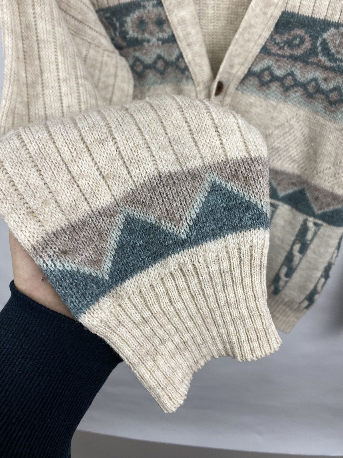 Designer Vintage 90s Cardigan Knit Sweater Japan kapital Style hype Size US XL / EU 56 / 4 - 6 Thumbnail