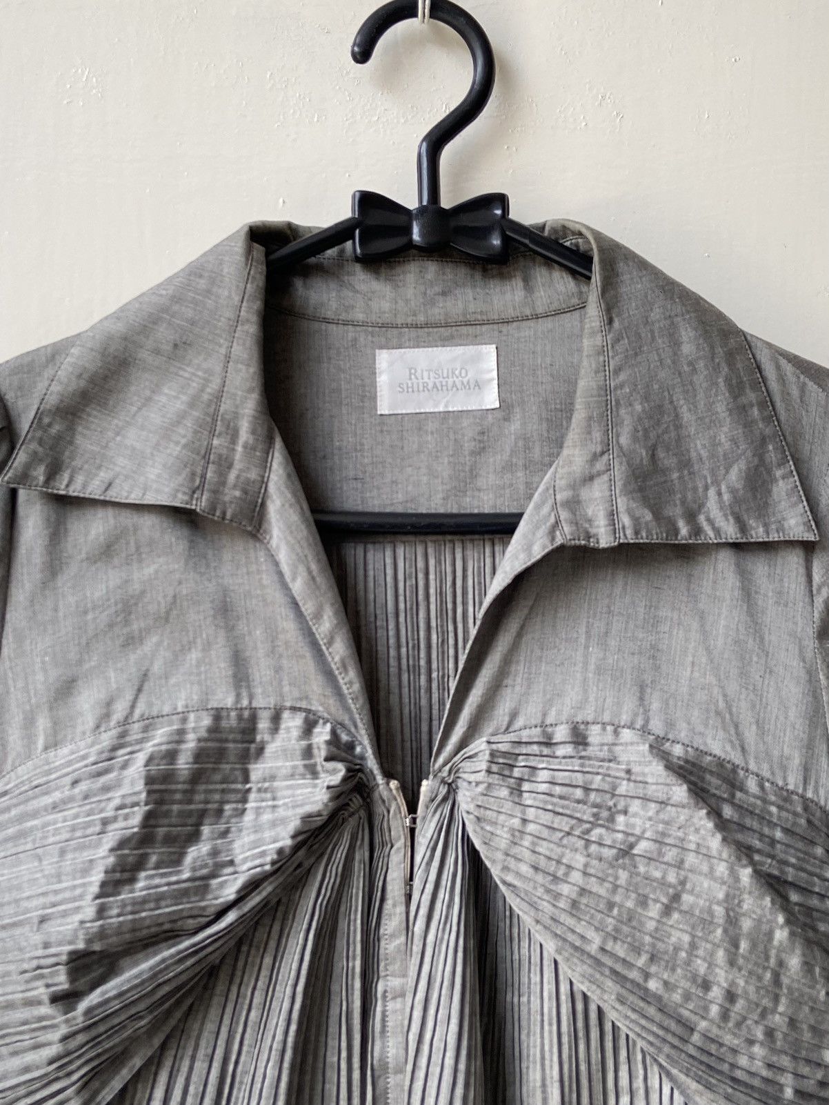 Issey Miyake RITSUKO SHIRAHAMA Grey T-shirt Size XS / US 0-2 / IT 36-38 - 14 Thumbnail