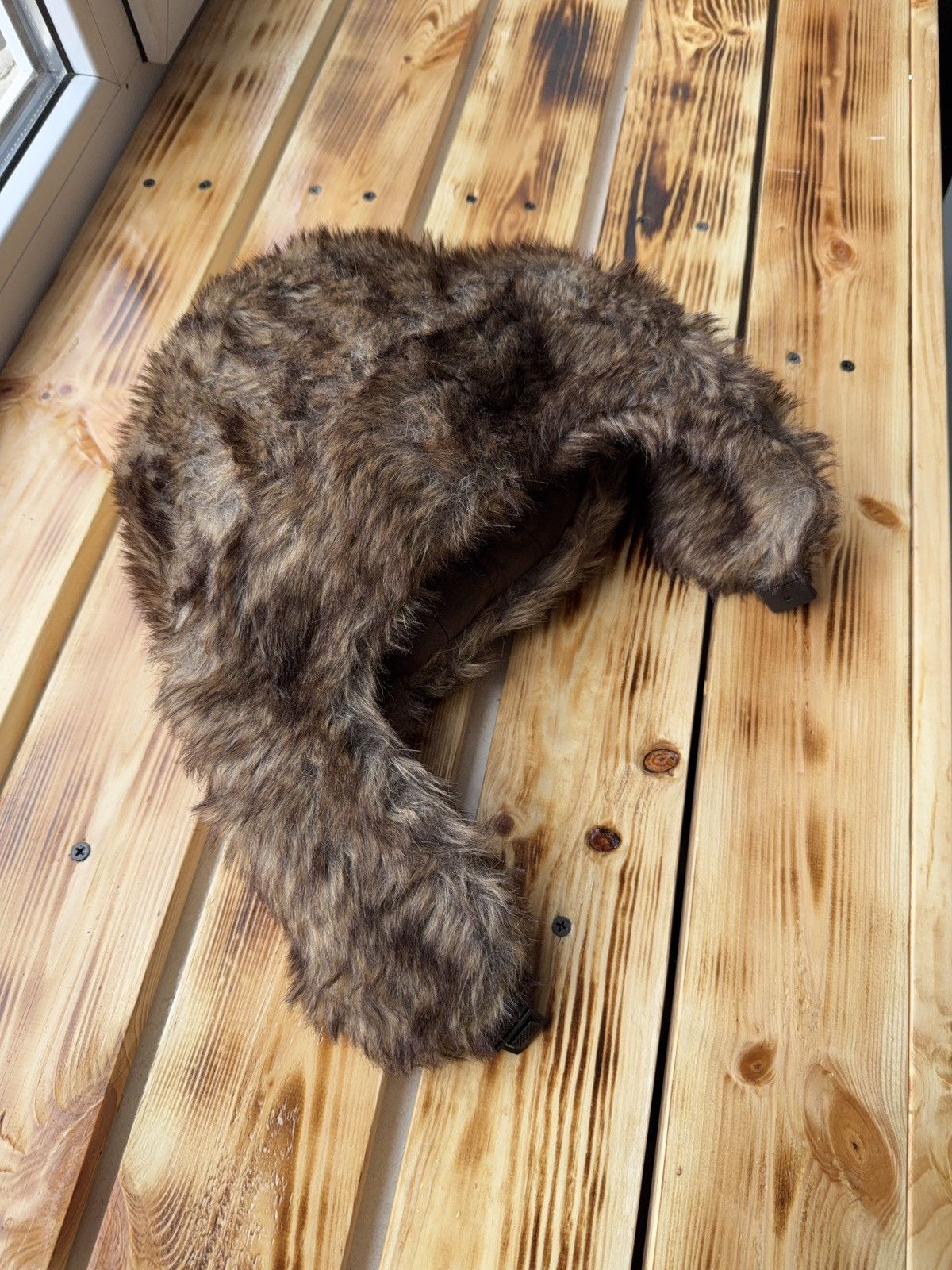 Le Grande Bleu (L.G.B.) Vintage Y2K Fuzzy Fur Ushanka Hat if six was nine LGB Style Size ONE SIZE - 5 Thumbnail