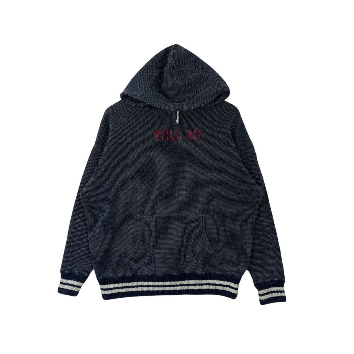 Indigo Japanese Brand RNA INDIGO Faded Yell 40 Hoodie Pullover Size US M / EU 48-50 / 2 - 1 Thumbnail