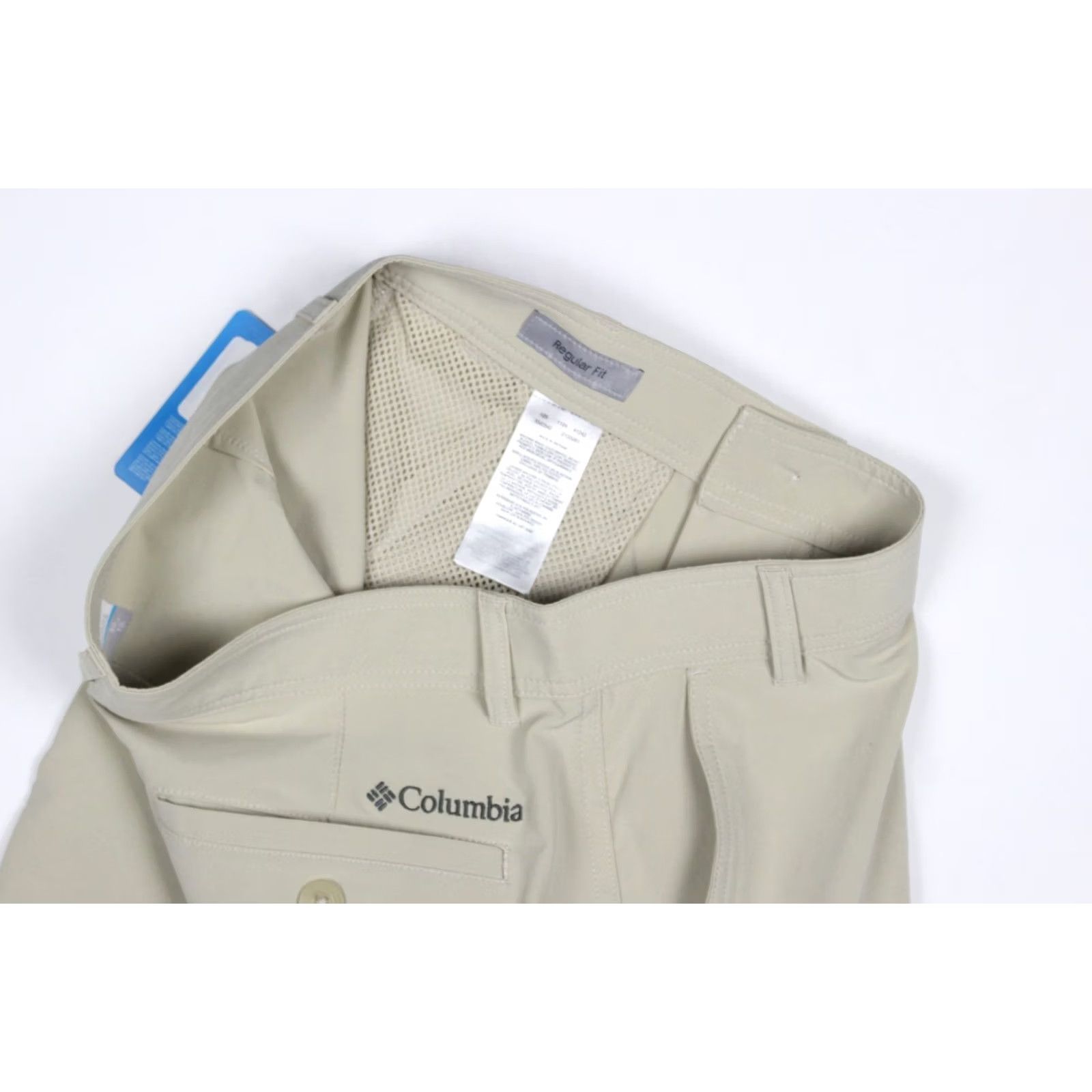 MILLY Columbia Men's Mill Creek 10" Hybrid Shorts Size 30 Beige Stretch XM2542 Size US 30 / EU 46 - 4 Thumbnail