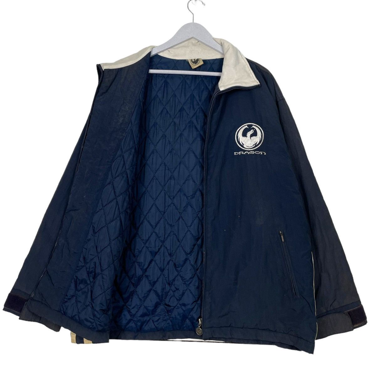 Japanese Brand 💥VTG DRAGON OPTICAL SURFER BIG LOGO JACKET Size US XL / EU 56 / 4 - 9 Thumbnail