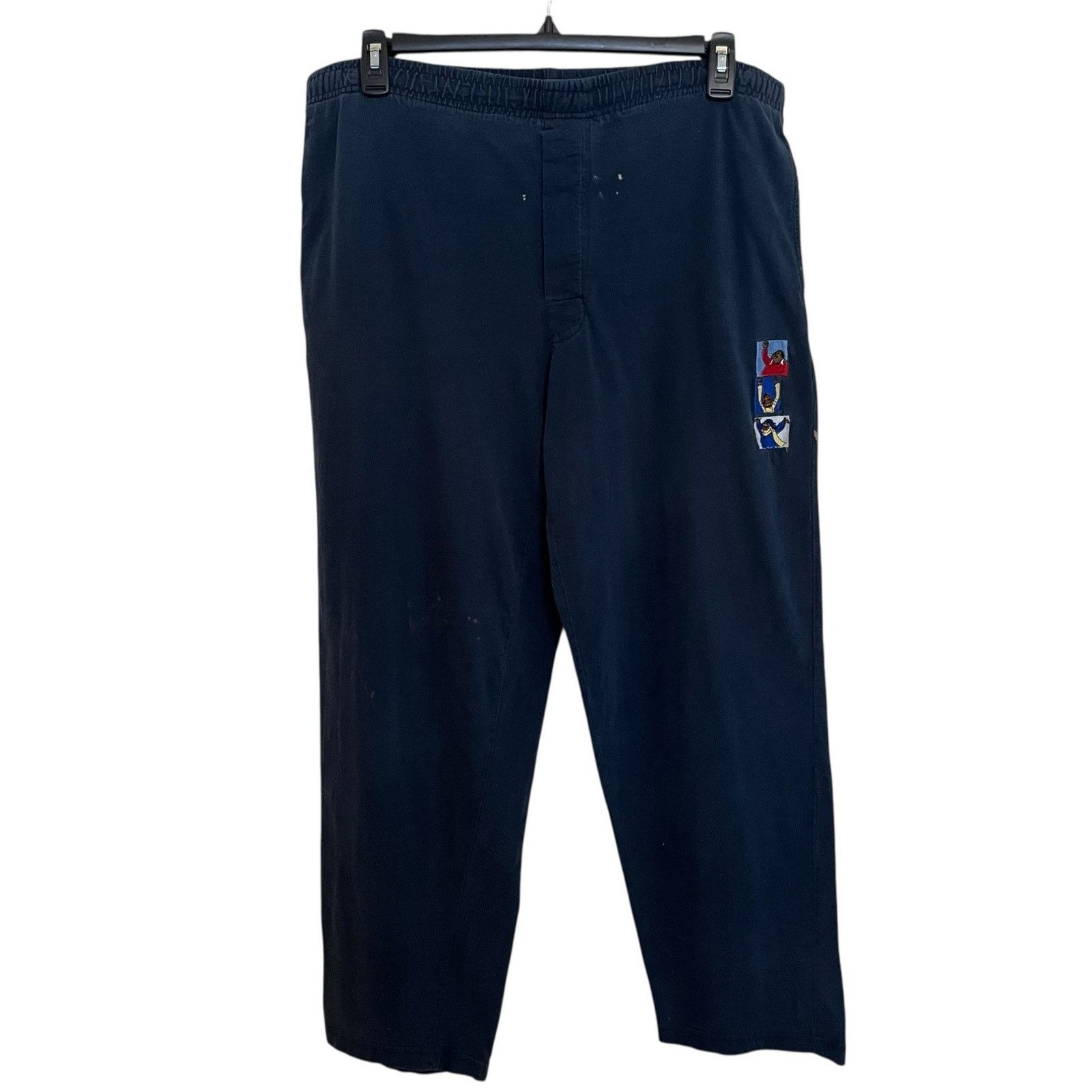 Fubu × Vintage Platinum Fubu | Vintage Y2K Fat Albert Sweatpants Size US 34 / EU 50 - 1 Thumbnail