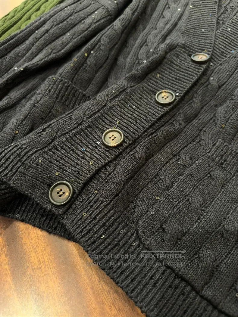 Brunello Cucinelli Brunello Cucinelli Sequined open-front cardigan with cotto Size XS / US 0-2 / IT 36-38 - 4 Thumbnail
