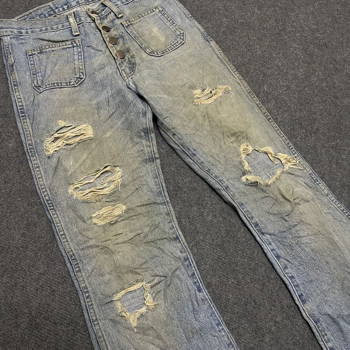 Big John × Vintage Vintage Big John Distressed Flare Jeans Bootcut Size US 28 / EU 44 - 2 Thumbnail