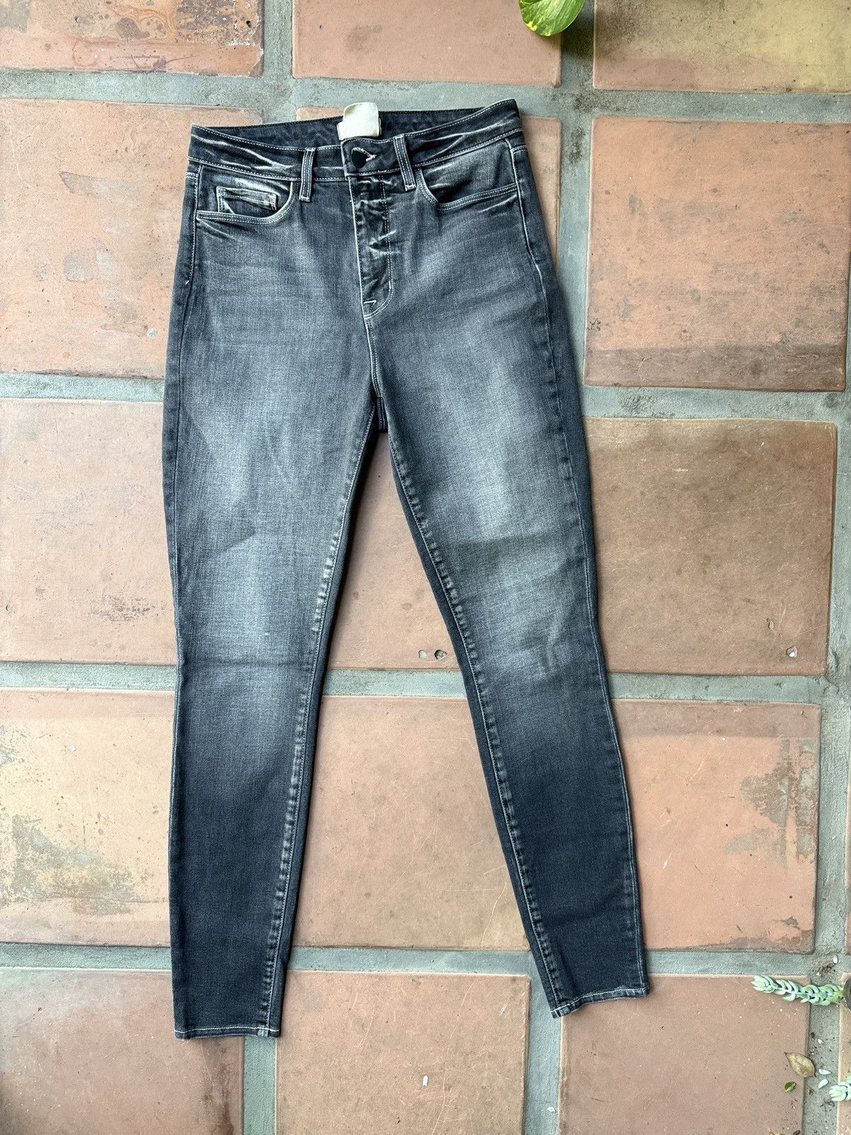 L'AGENCE L'AGENCE Charcoal Skinny Jeans Size 27" / US 4 / IT 40 - 1 Thumbnail