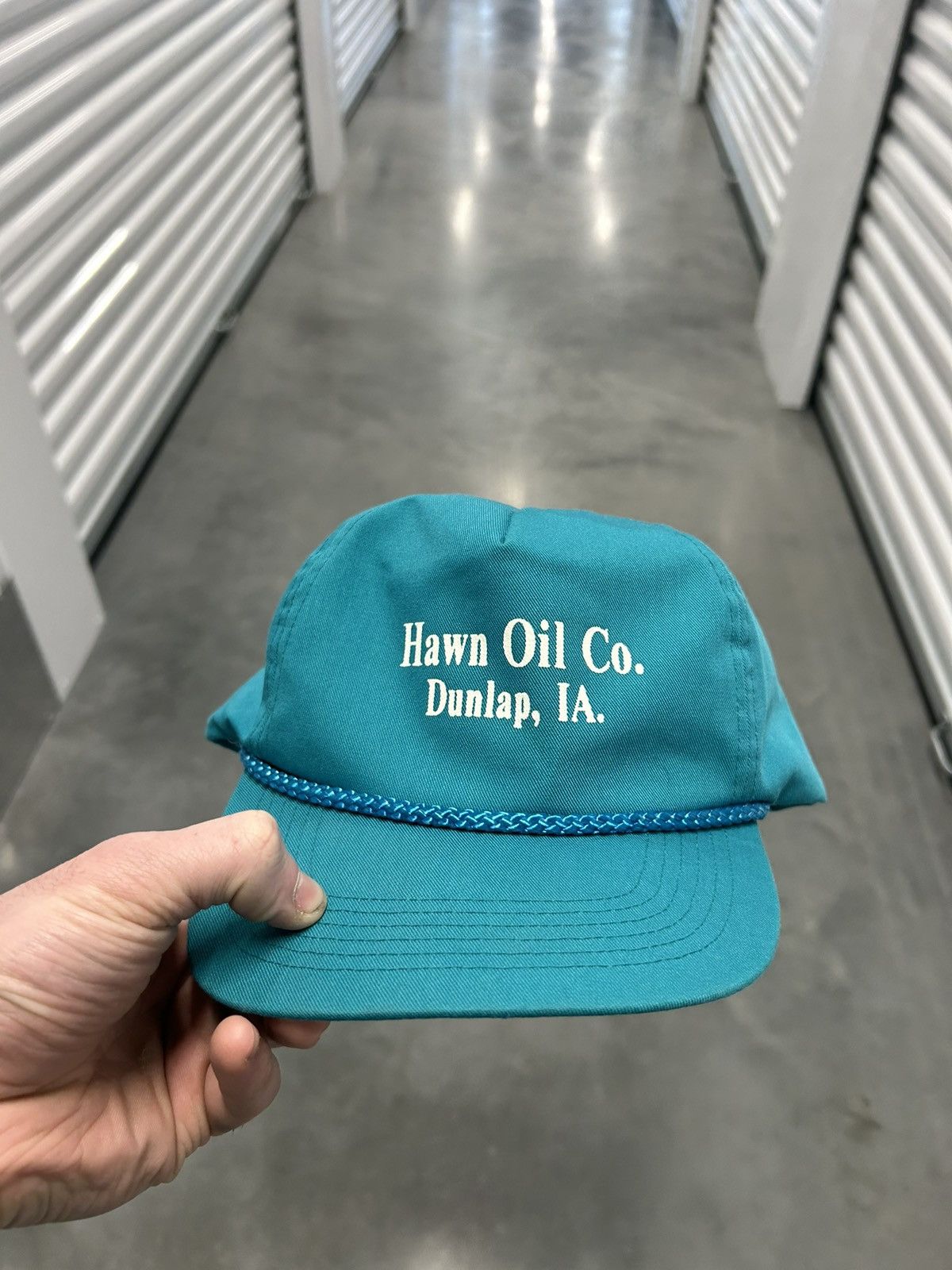 Vintage Vintage Teal green snapback hat Size ONE SIZE - 1 Thumbnail