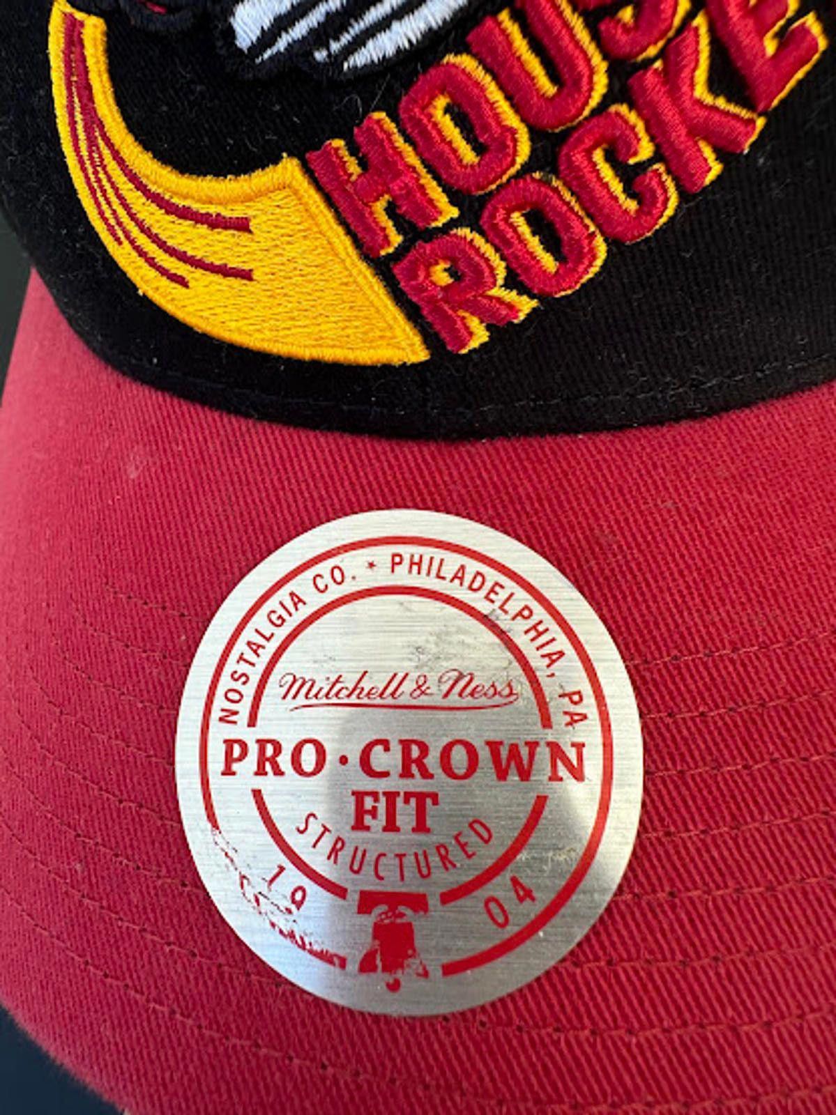 Mitchell & Ness Houston Rockets Mitchell & Ness Pro Crown Hat Size ONE SIZE - 3 Thumbnail