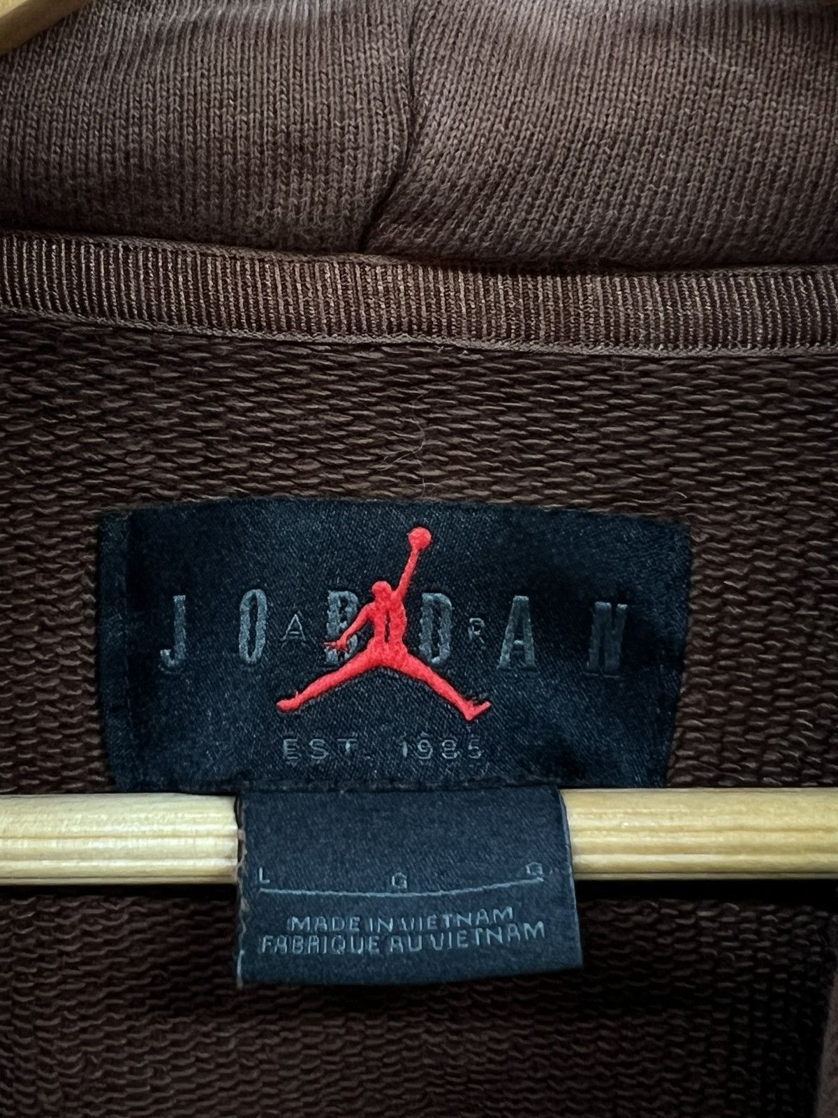 Jordan Brand Nike Air Jordan x Titan Flight Club Brown Hoodie DV7023-262 Size US L / EU 52-54 / 3 - 3 Thumbnail